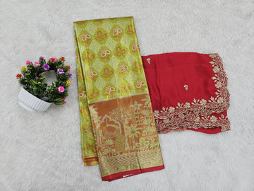 (10+ Year) Lehenga – Unstitched (Blouse + Material)