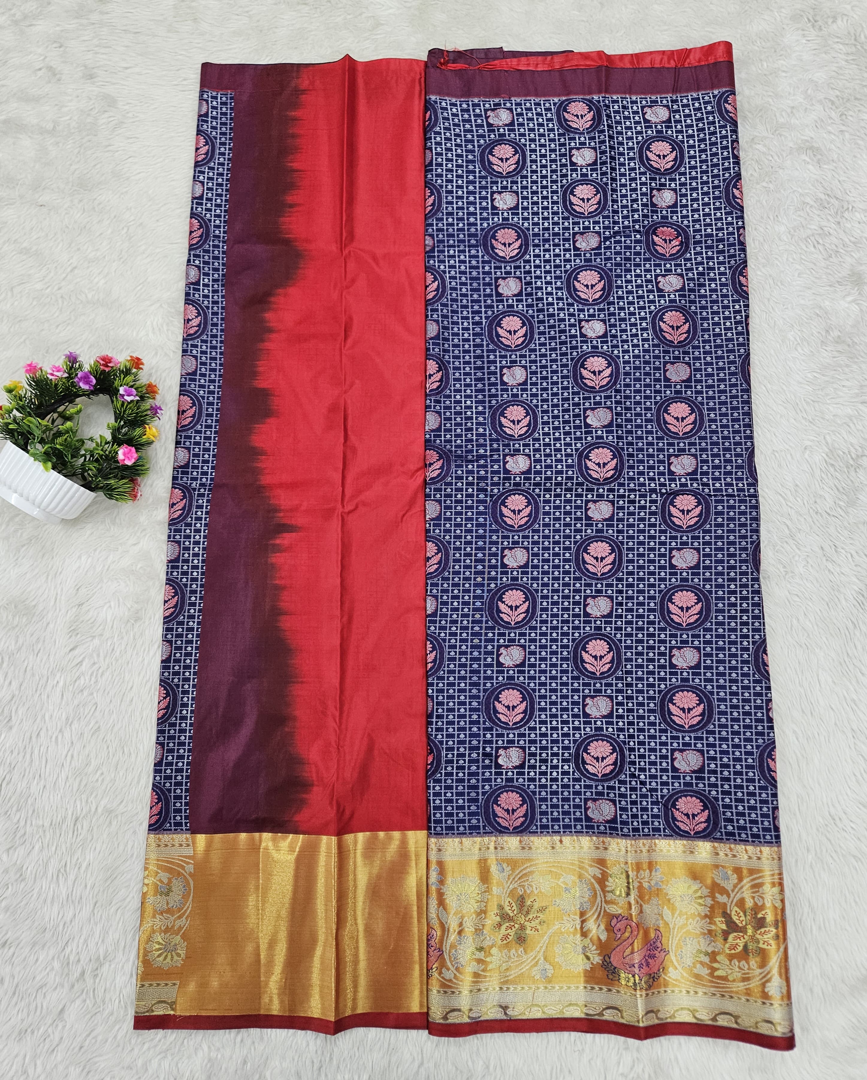 (10+ Year) Lehenga – Unstitched (Blouse + Material)