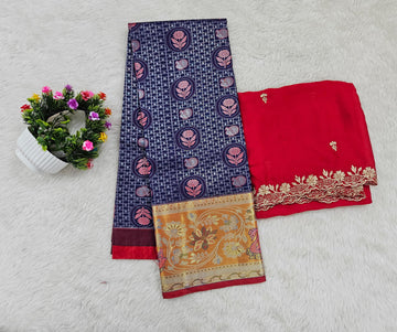 (10+ Year) Lehenga – Unstitched (Blouse + Material)