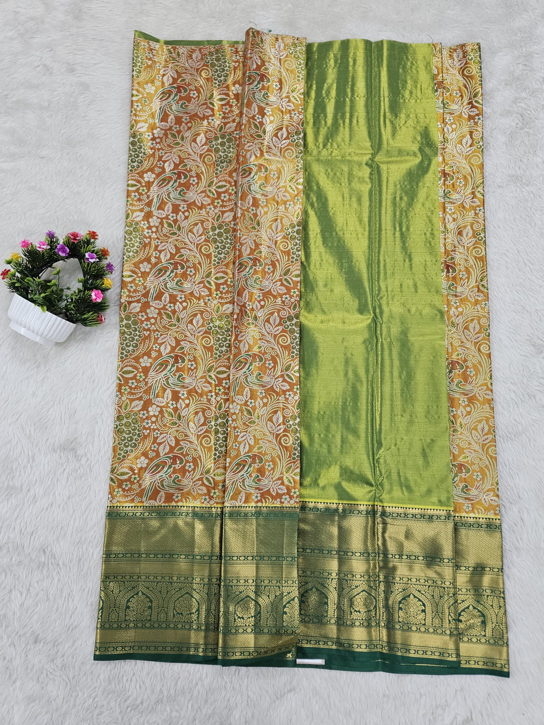 (10+ Year) Lehenga – Unstitched (Blouse + Material)