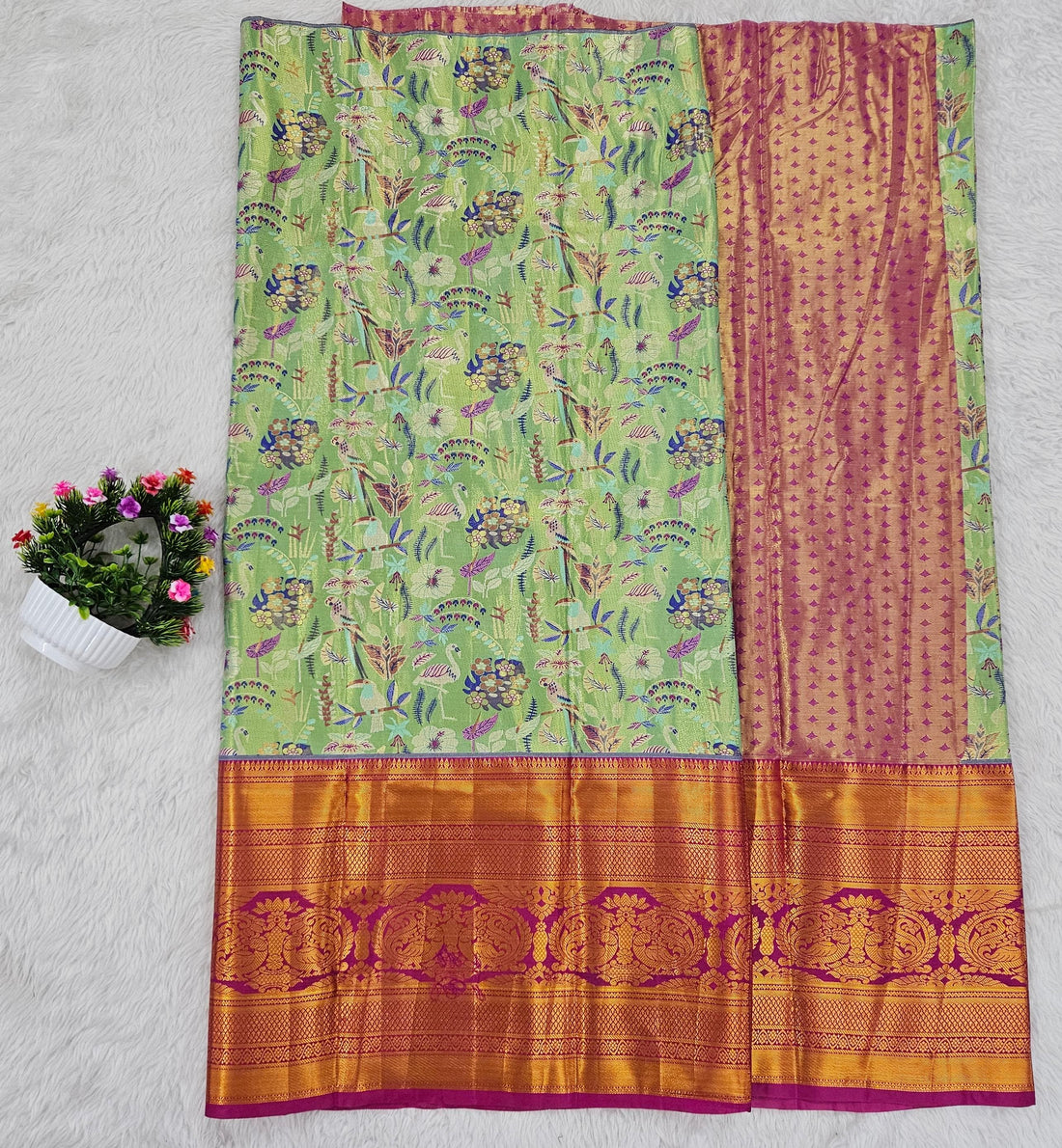 (10+ Year) Lehenga – Unstitched (Blouse + Material)