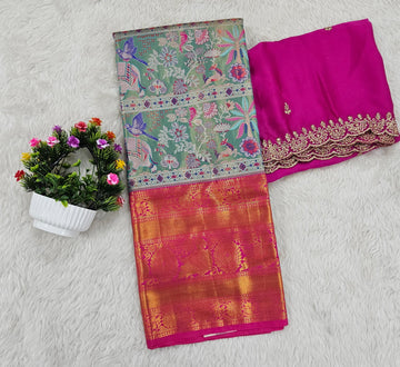 (10+ Year) Lehenga – Unstitched (Blouse + Material)