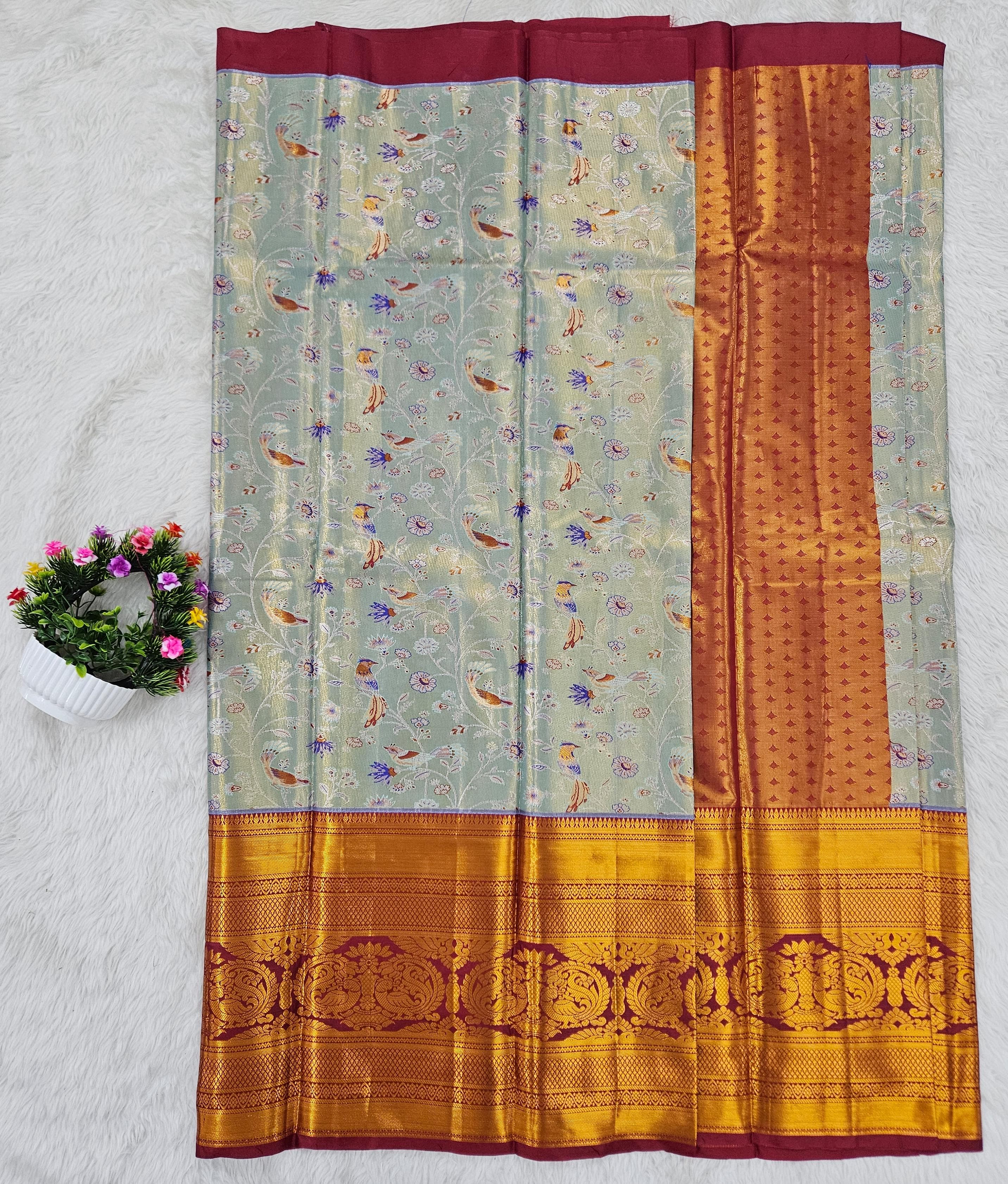 (10+ Year) Lehenga – Unstitched (Blouse + Material)