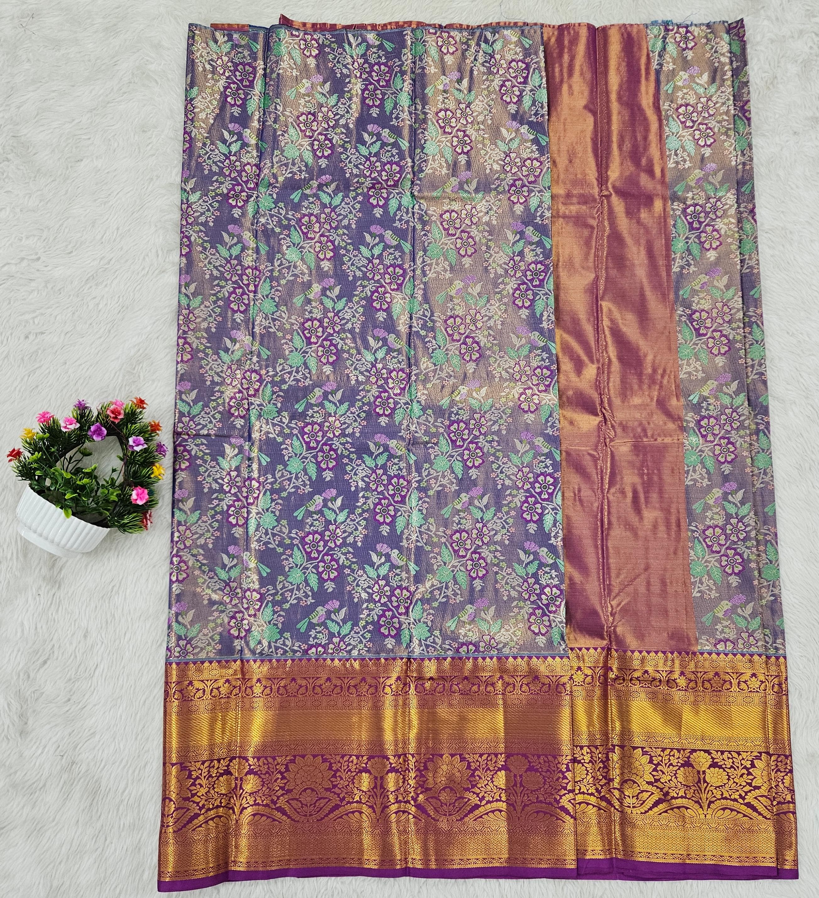 (10+ Year) Lehenga – Unstitched (Blouse + Material)