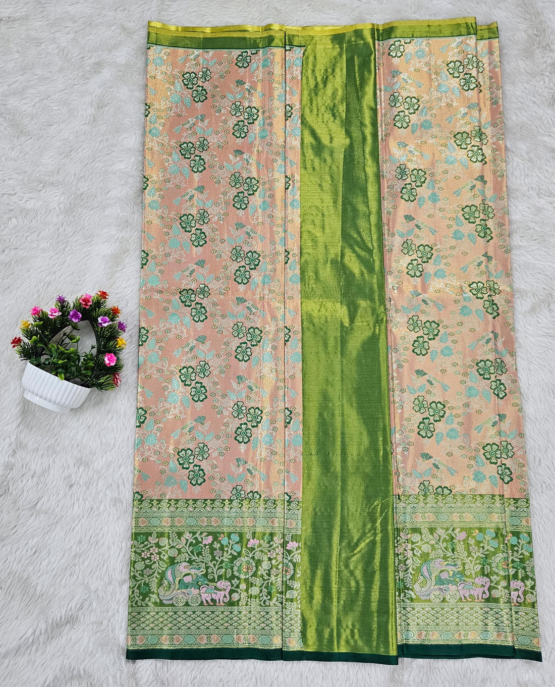 (10+ Year) Lehenga – Unstitched (Blouse + Material)