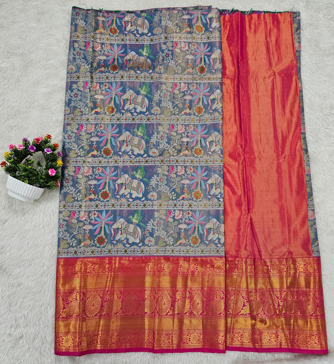 (10+ Year) Lehenga – Unstitched (Blouse + Material)