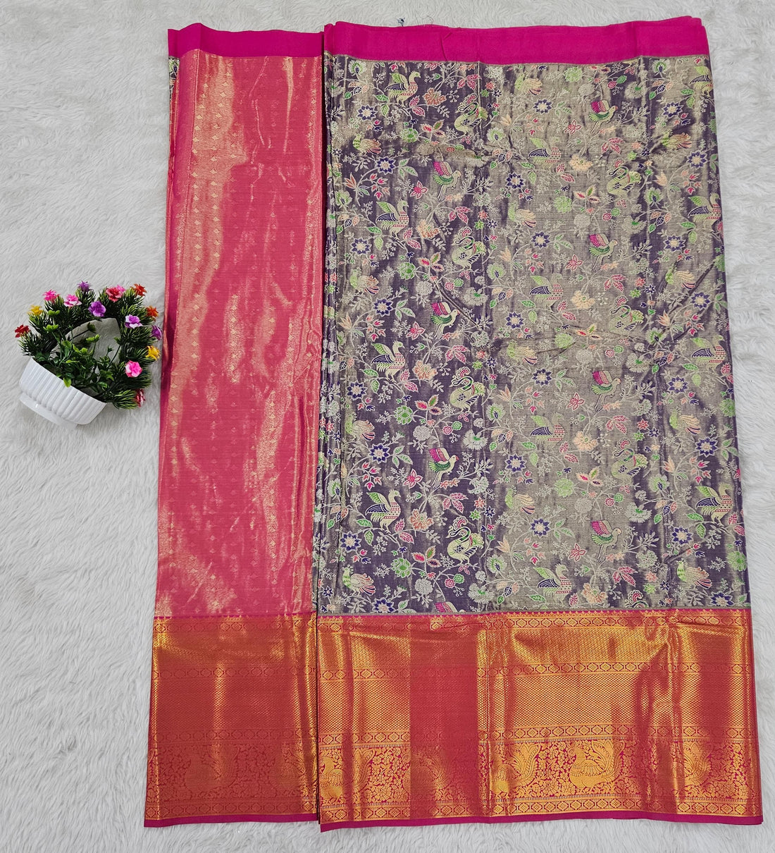 (10+ Year) Lehenga – Unstitched (Blouse + Material)