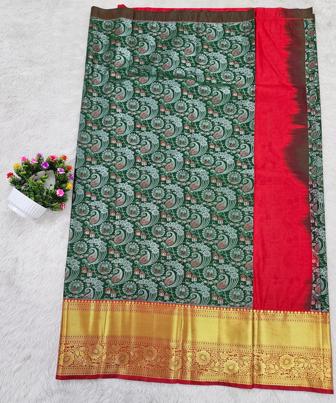 (10+ Year) Lehenga – Unstitched (Blouse + Material)