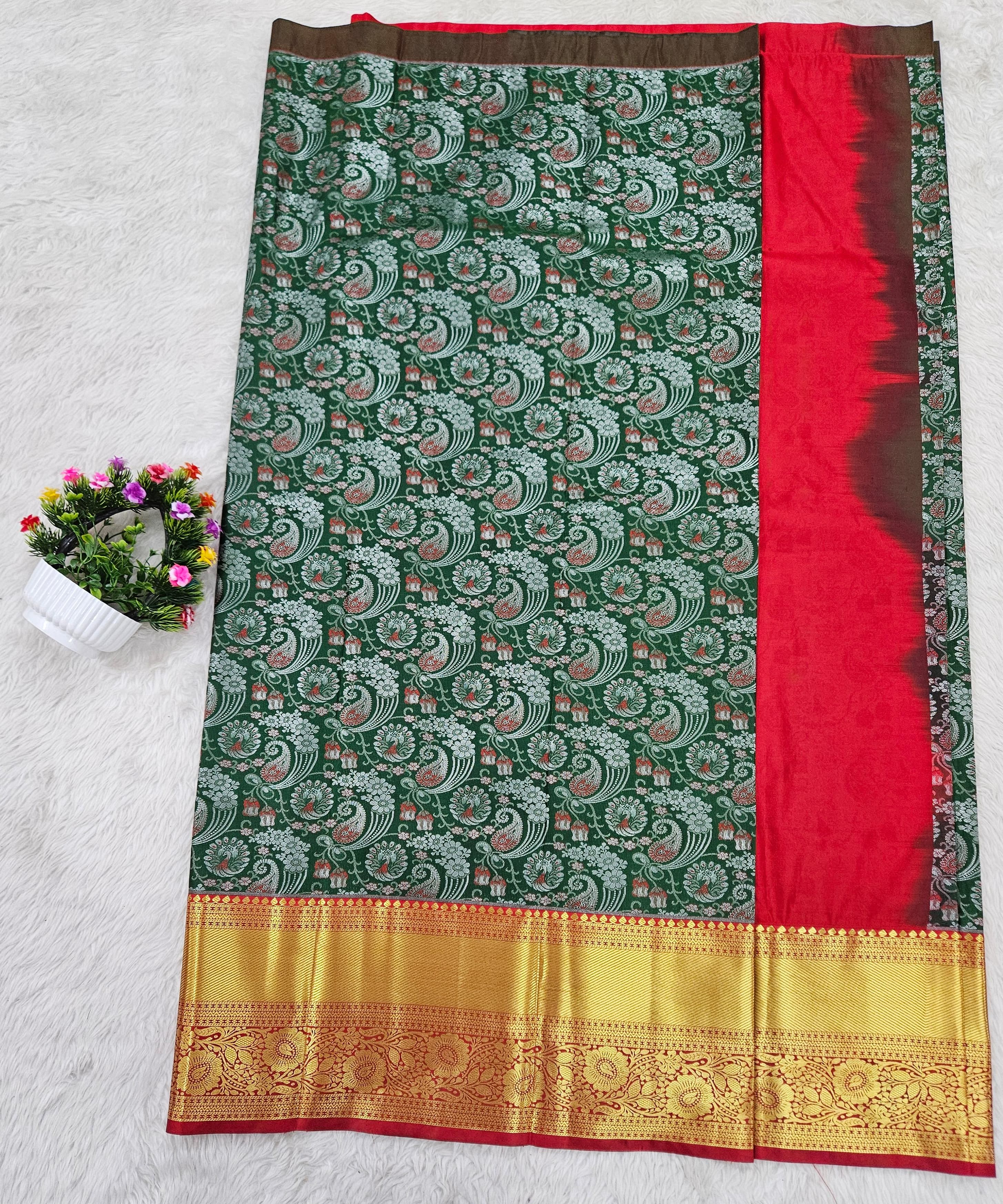 (10+ Year) Lehenga – Unstitched (Blouse + Material)