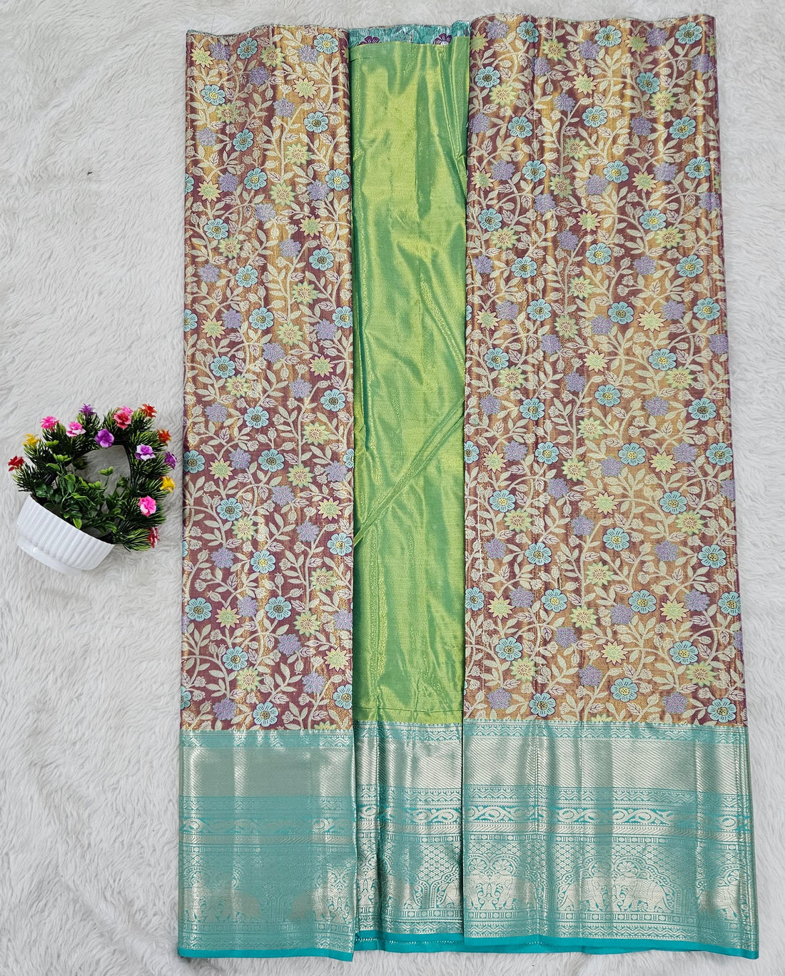 (10+ Year) Lehenga – Unstitched (Blouse + Material)