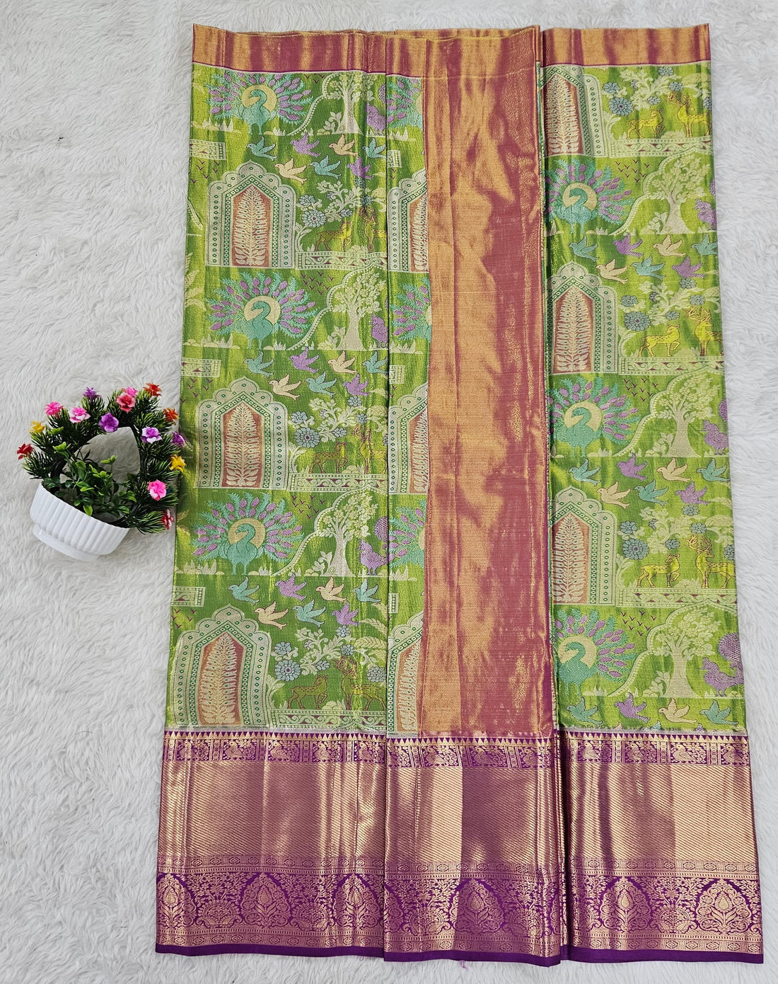 (10+ Year) Lehenga – Unstitched (Blouse + Material)