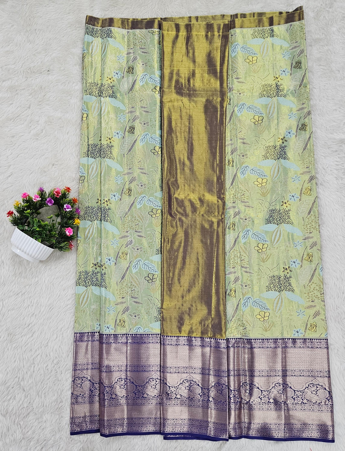 (10+ Year) Lehenga – Unstitched (Blouse + Material)