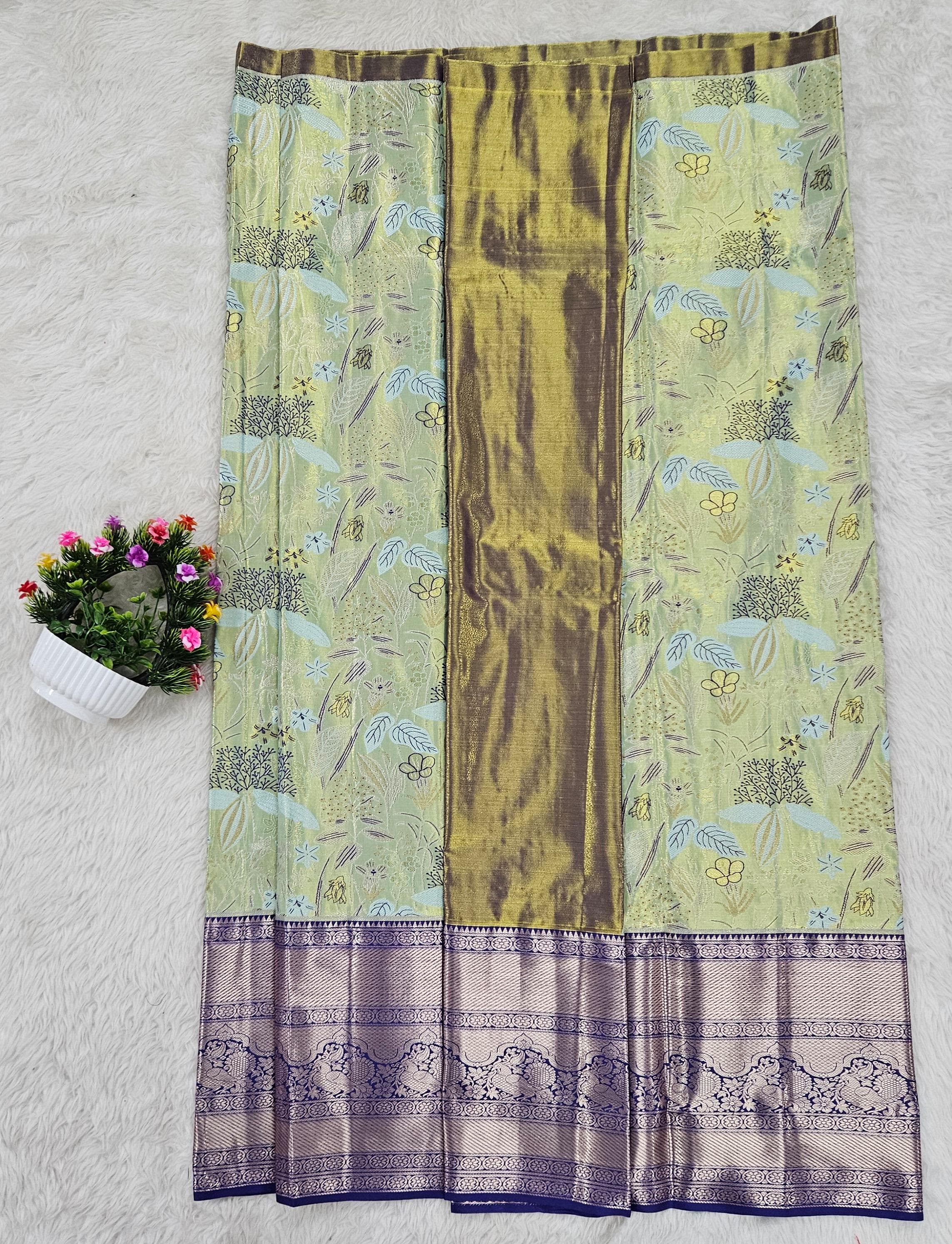 (10+ Year) Lehenga – Unstitched (Blouse + Material)