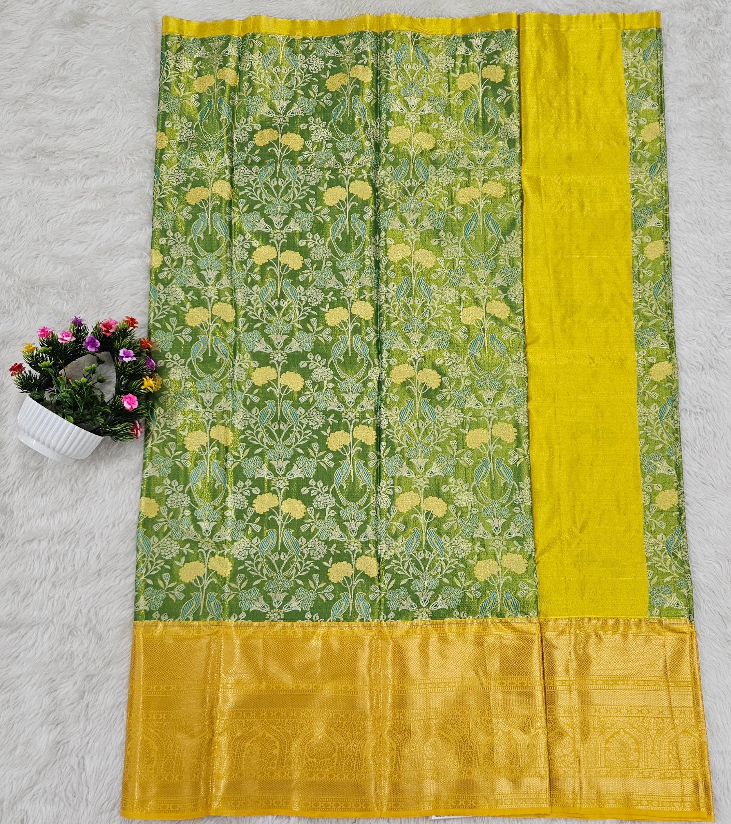 (10+ Year) Lehenga – Unstitched (Blouse + Material)