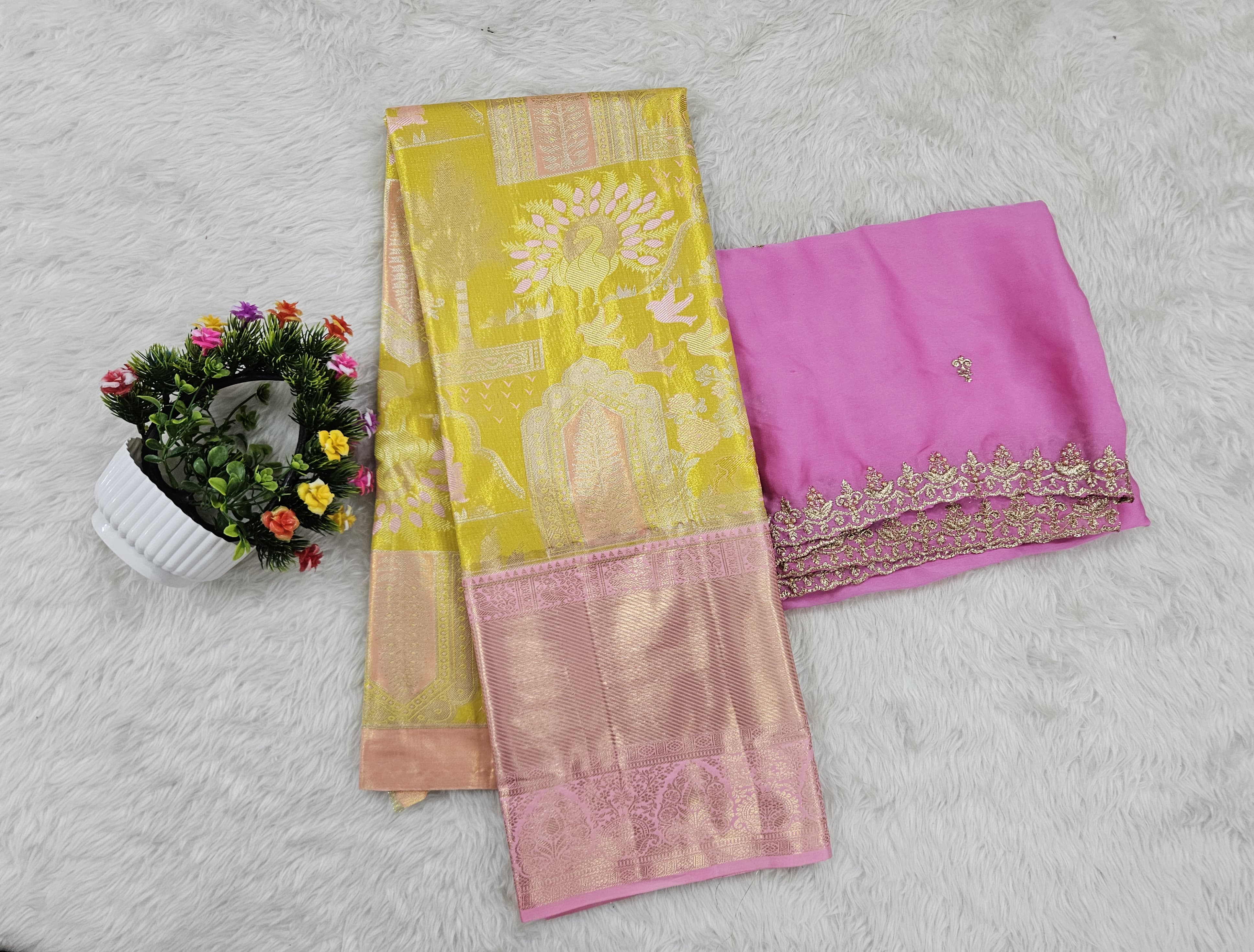 (10+ Year) Lehenga – Unstitched (Blouse + Material)