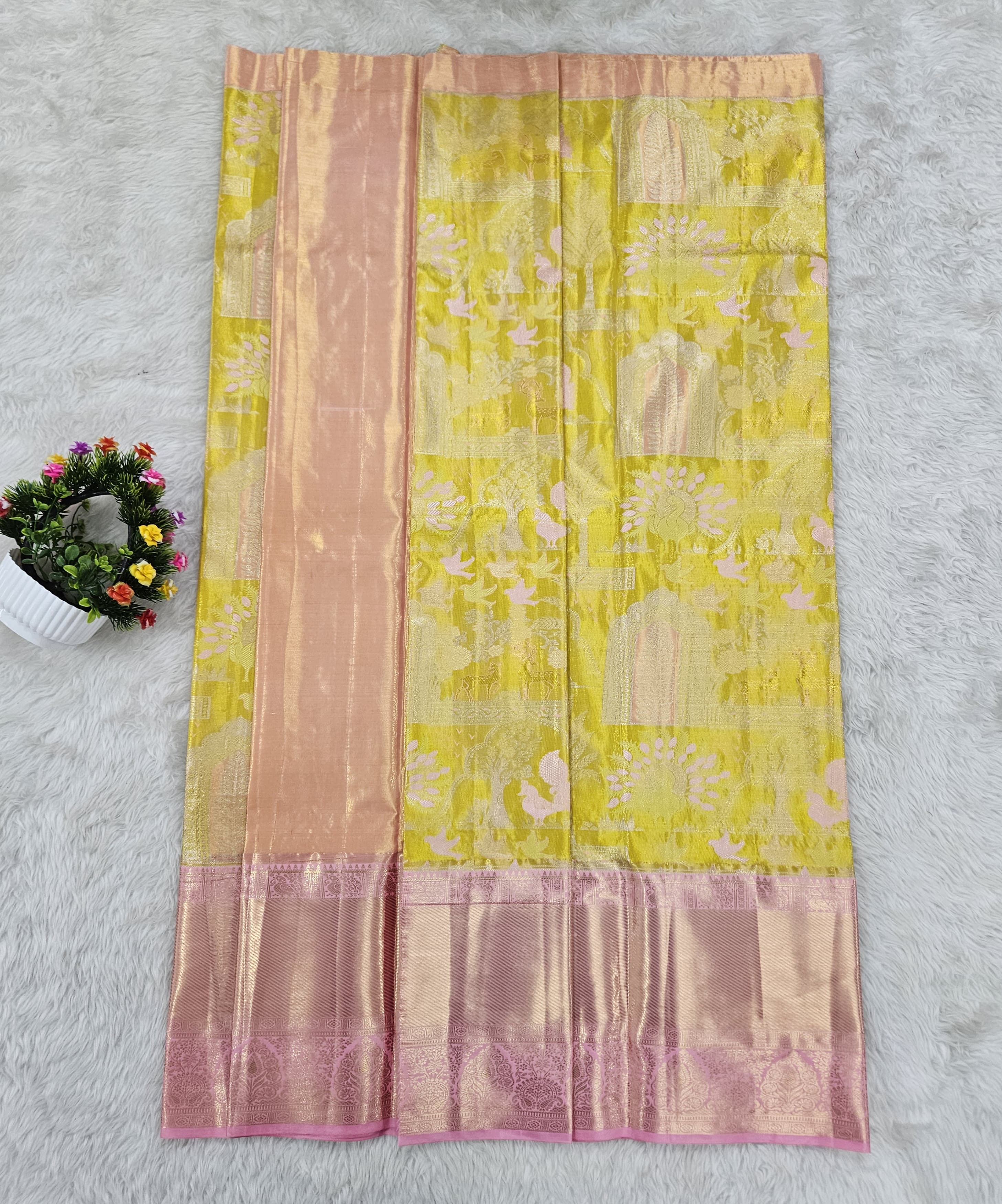 (10+ Year) Lehenga – Unstitched (Blouse + Material)