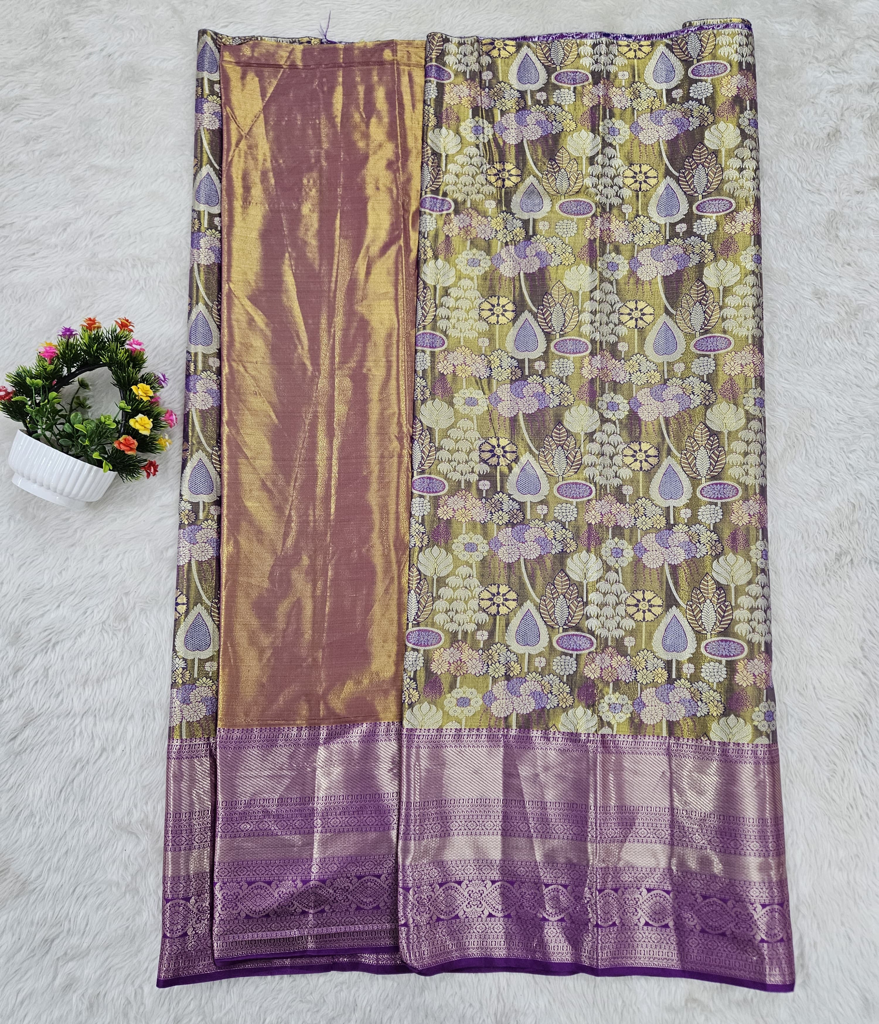 (10+ Year) Lehenga – Unstitched (Blouse + Material)