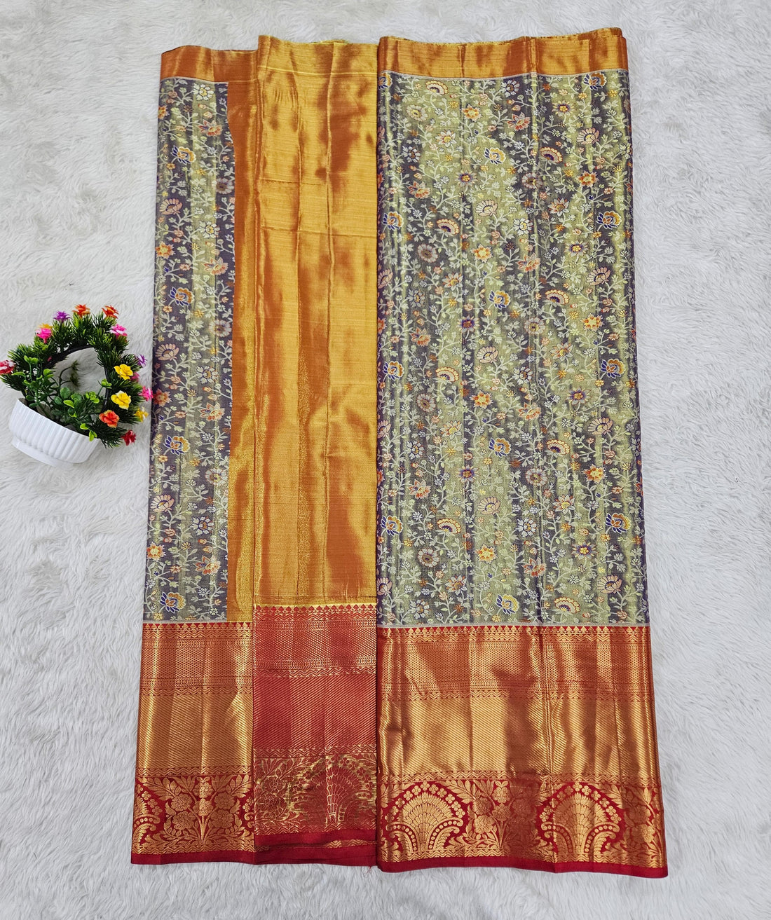 (10+ Year) Lehenga – Unstitched (Blouse + Material)