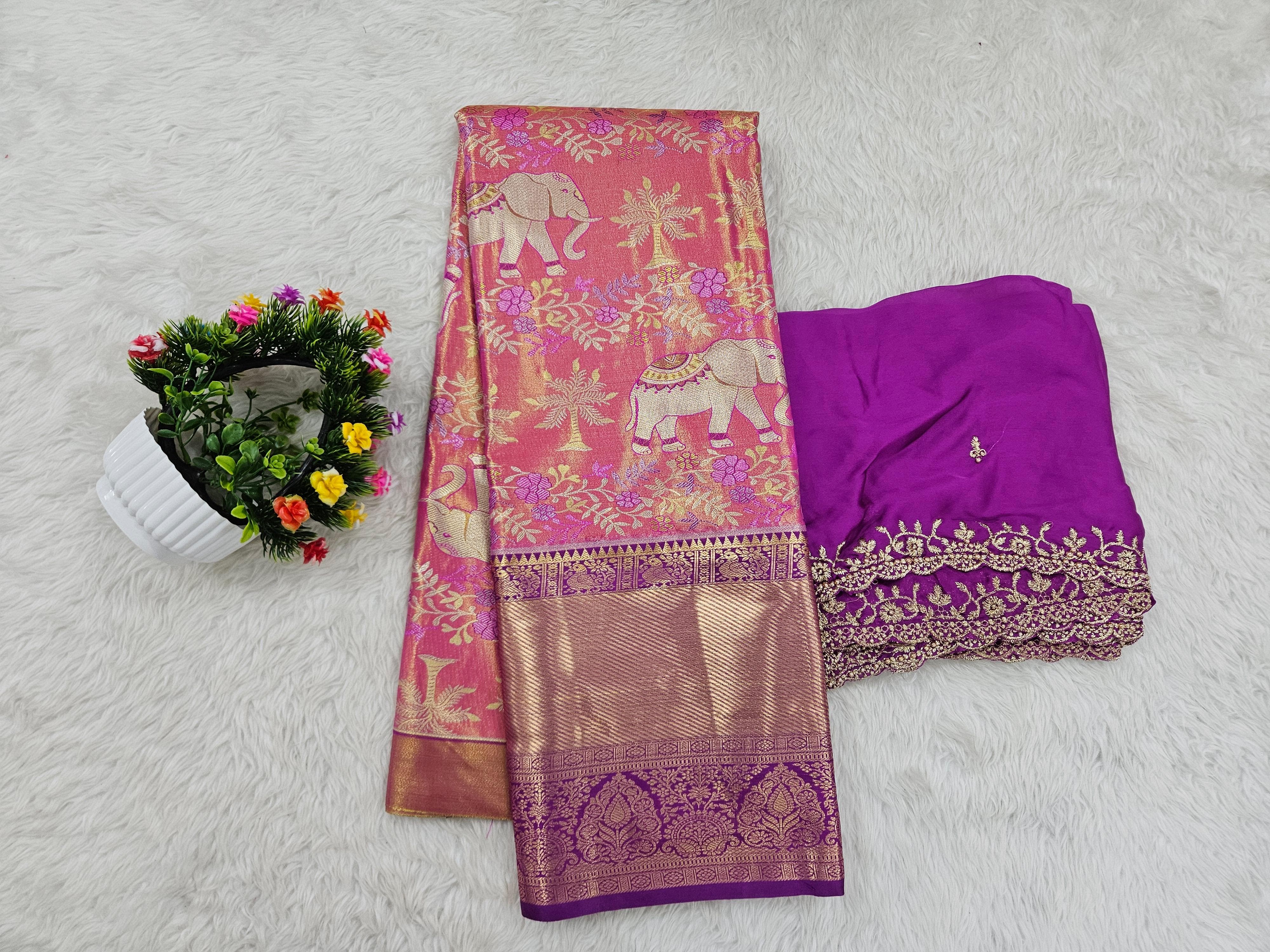 (10+ Year) Lehenga – Unstitched (Blouse + Material)