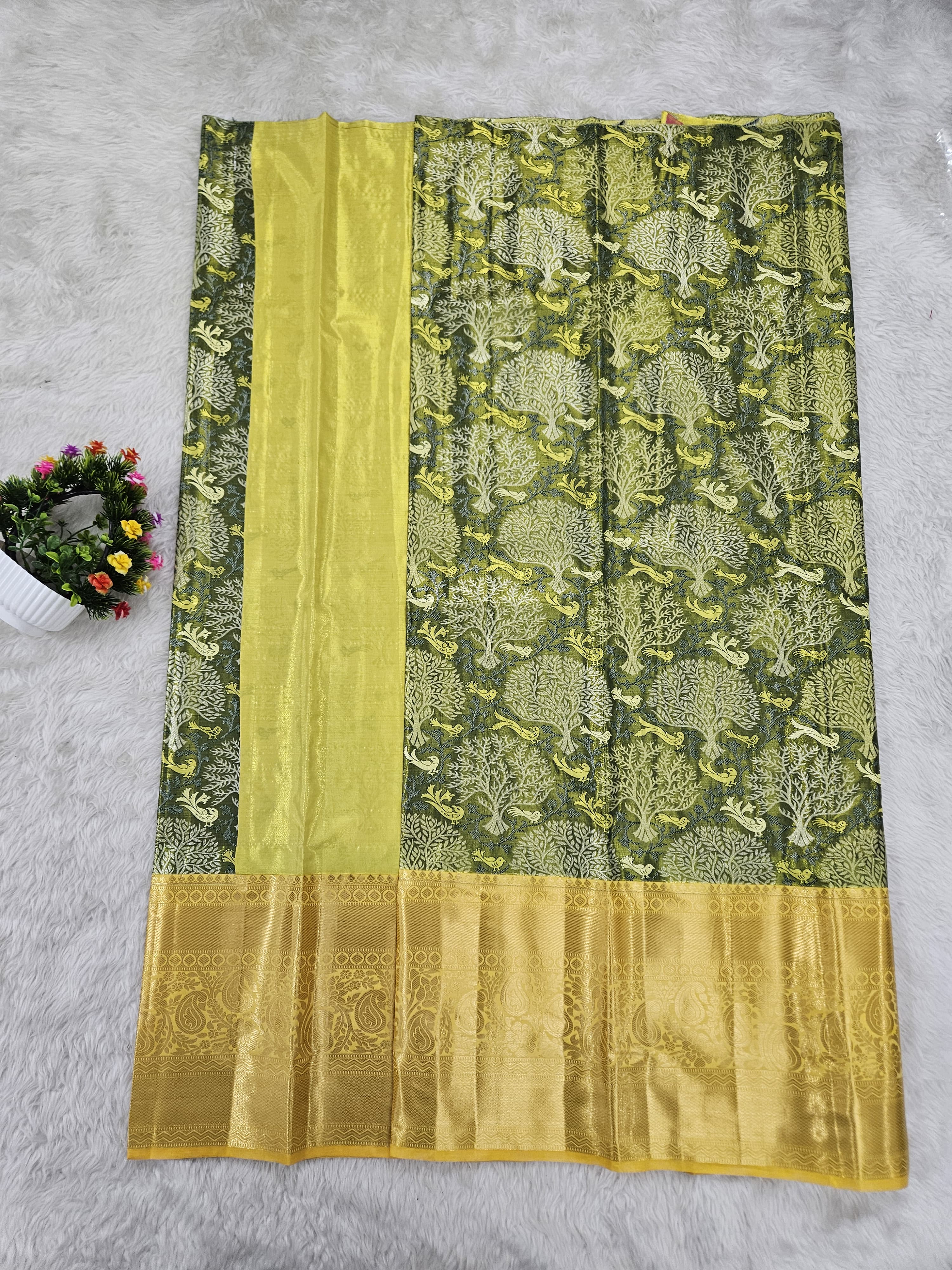 (10+ Year) Lehenga – Unstitched (Blouse + Material)