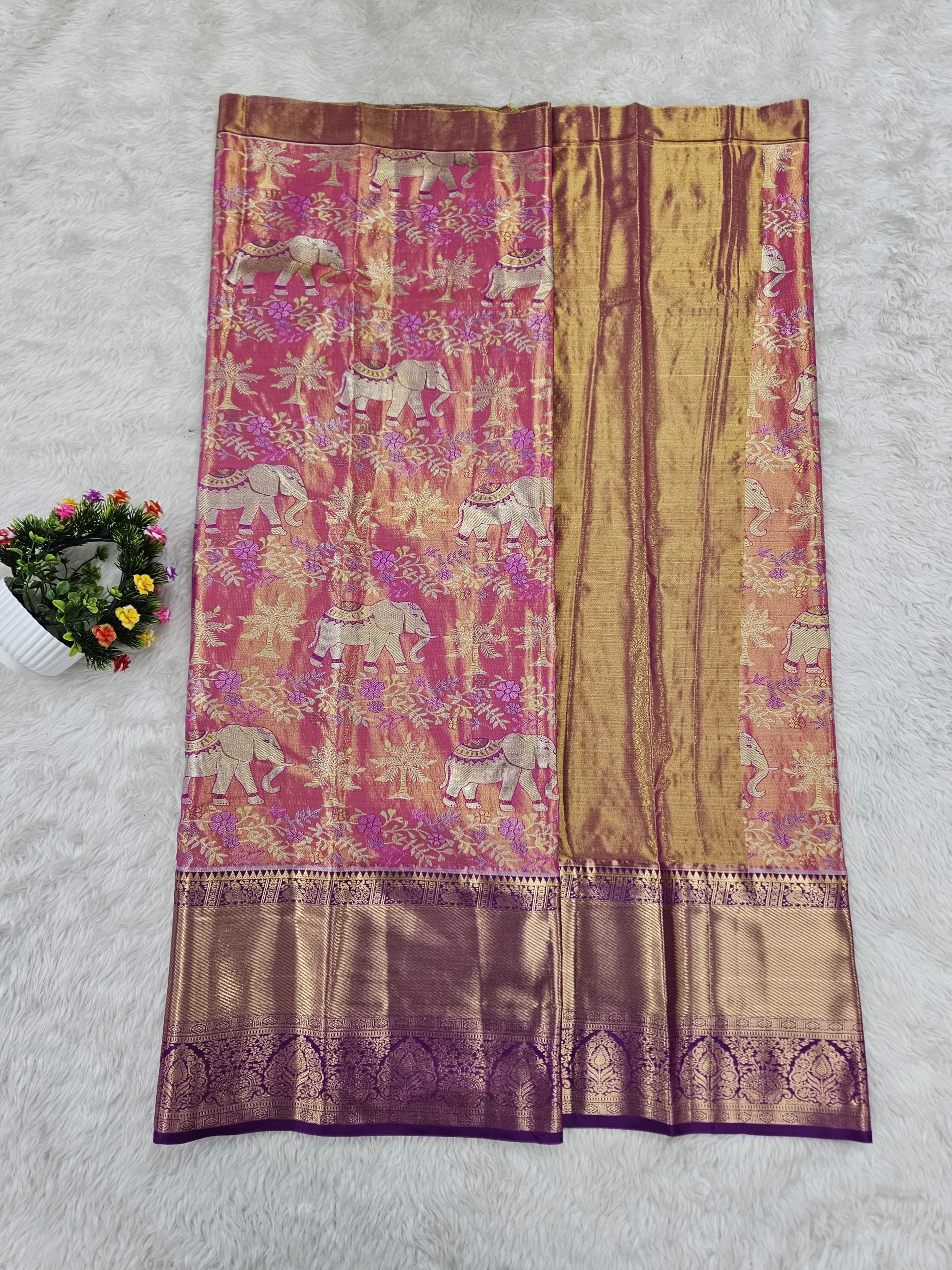 (10+ Year) Lehenga – Unstitched (Blouse + Material)