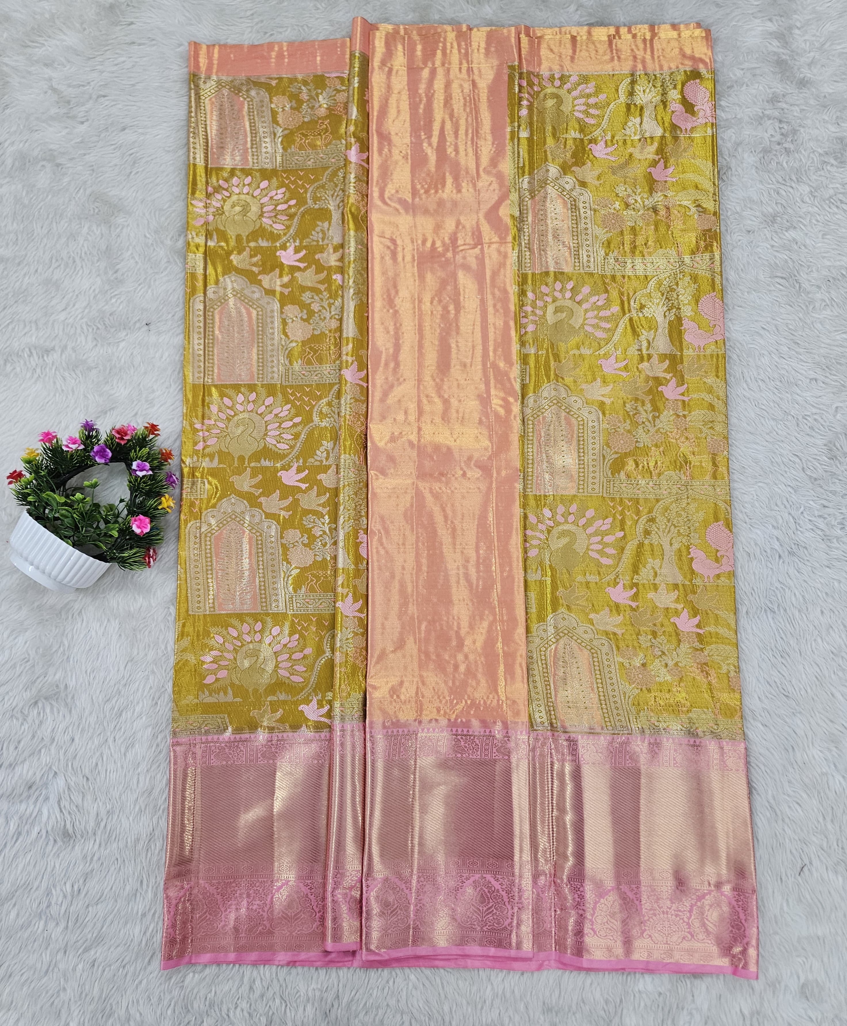 (10+ Year) Lehenga – Unstitched (Blouse + Material)