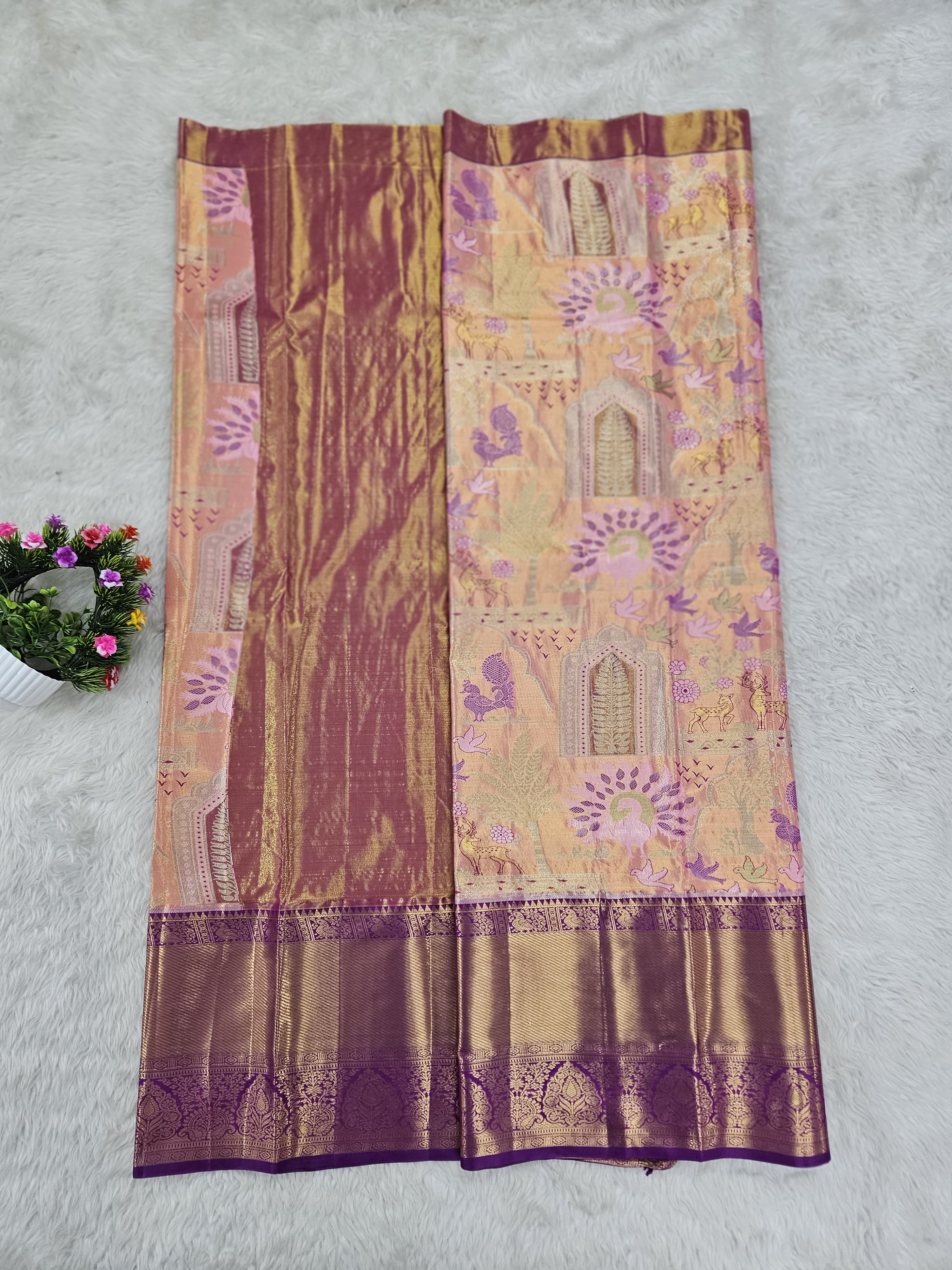 (10+ Year) Lehenga – Unstitched (Blouse + Material)