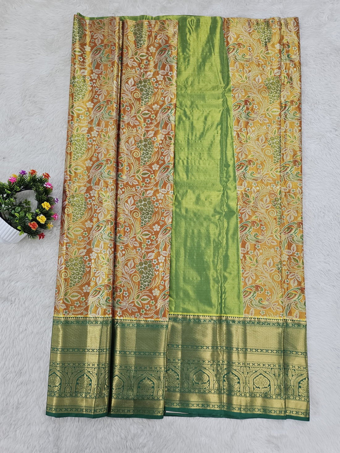 (10+ Year) Lehenga – Unstitched (Blouse + Material)