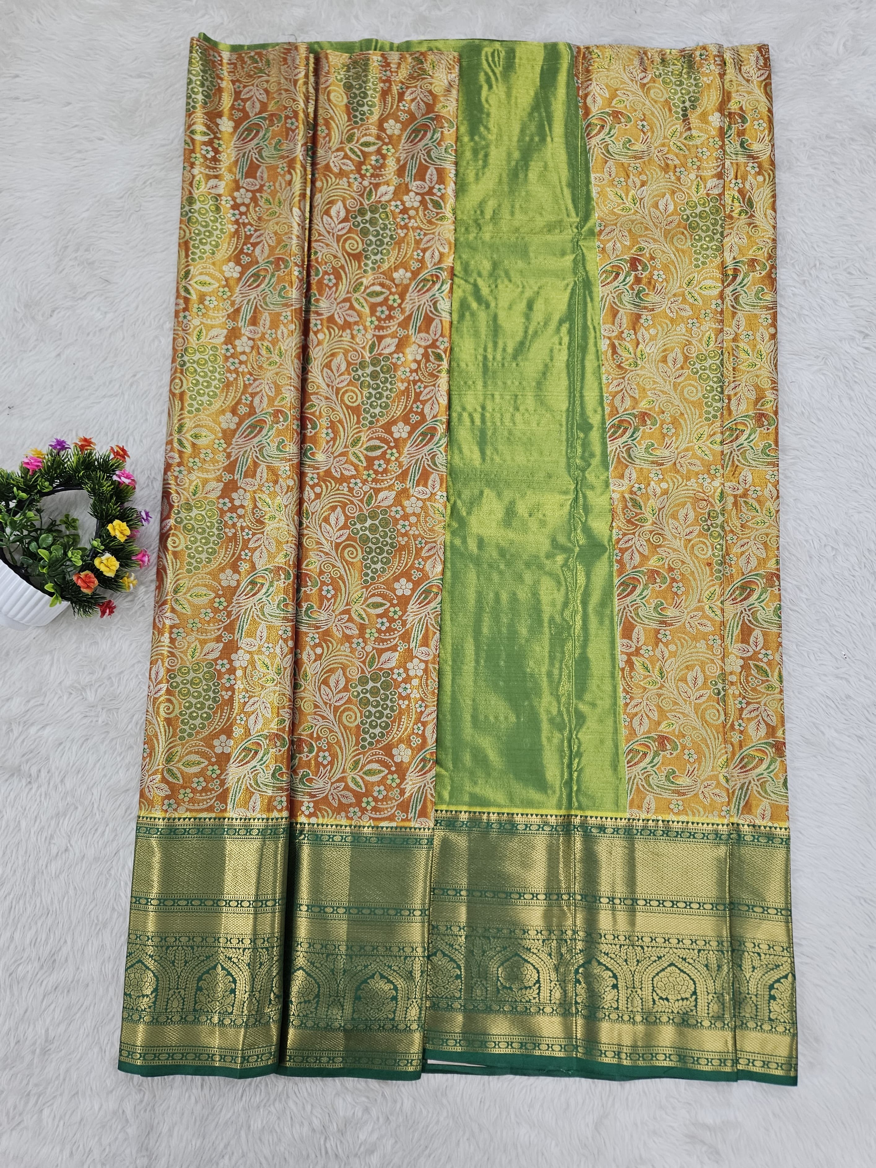 (10+ Year) Lehenga – Unstitched (Blouse + Material)