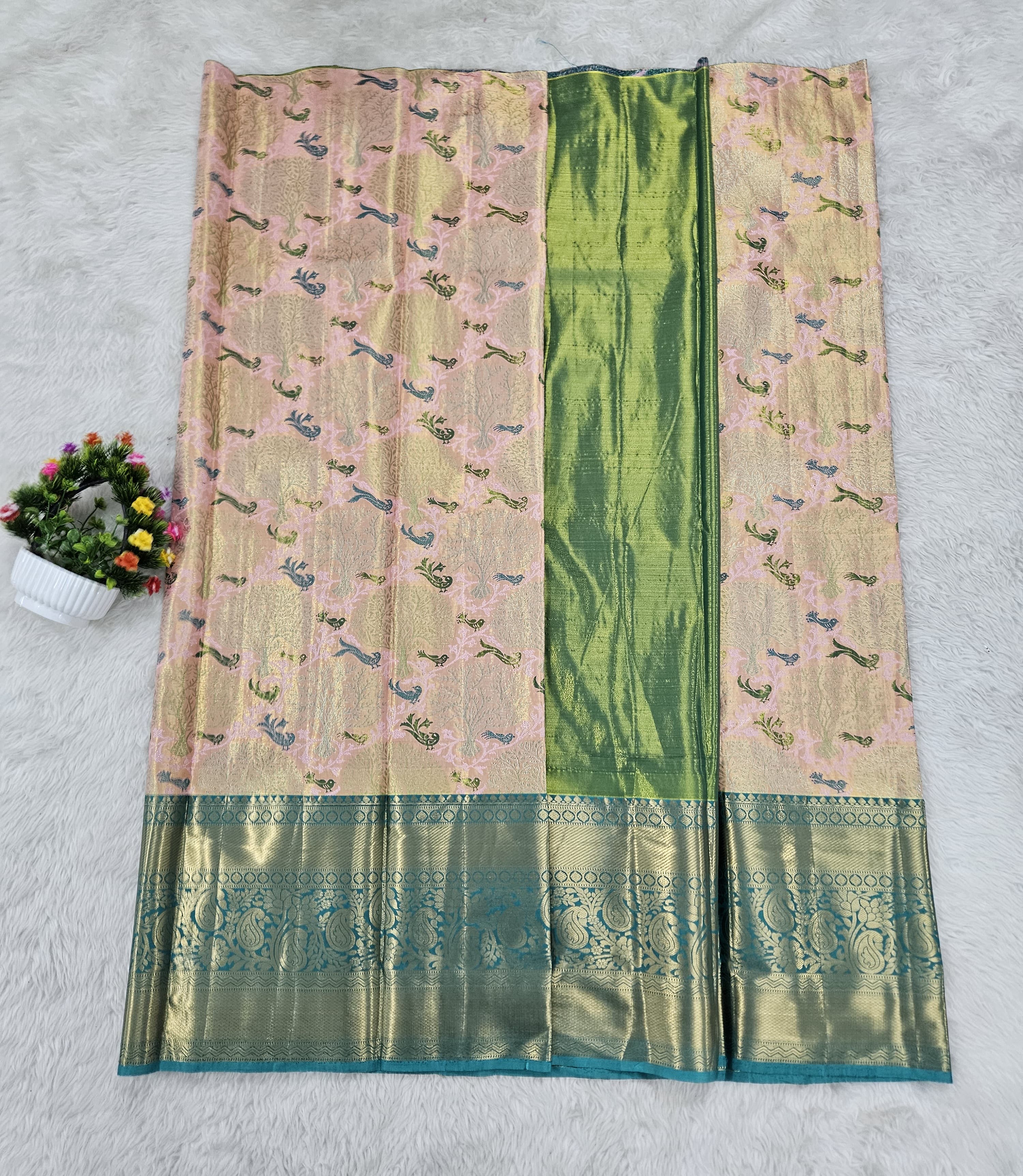 (10+ Year) Lehenga – Unstitched (Blouse + Material)