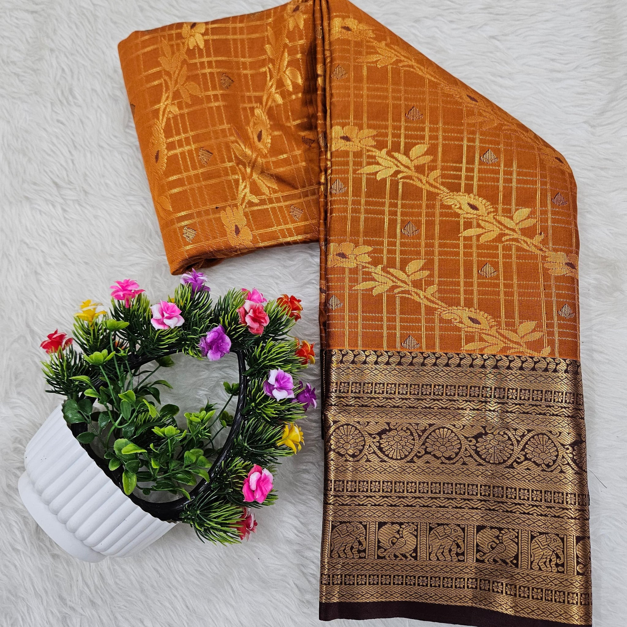 Semi Kanchipattu Kalanjali Saree