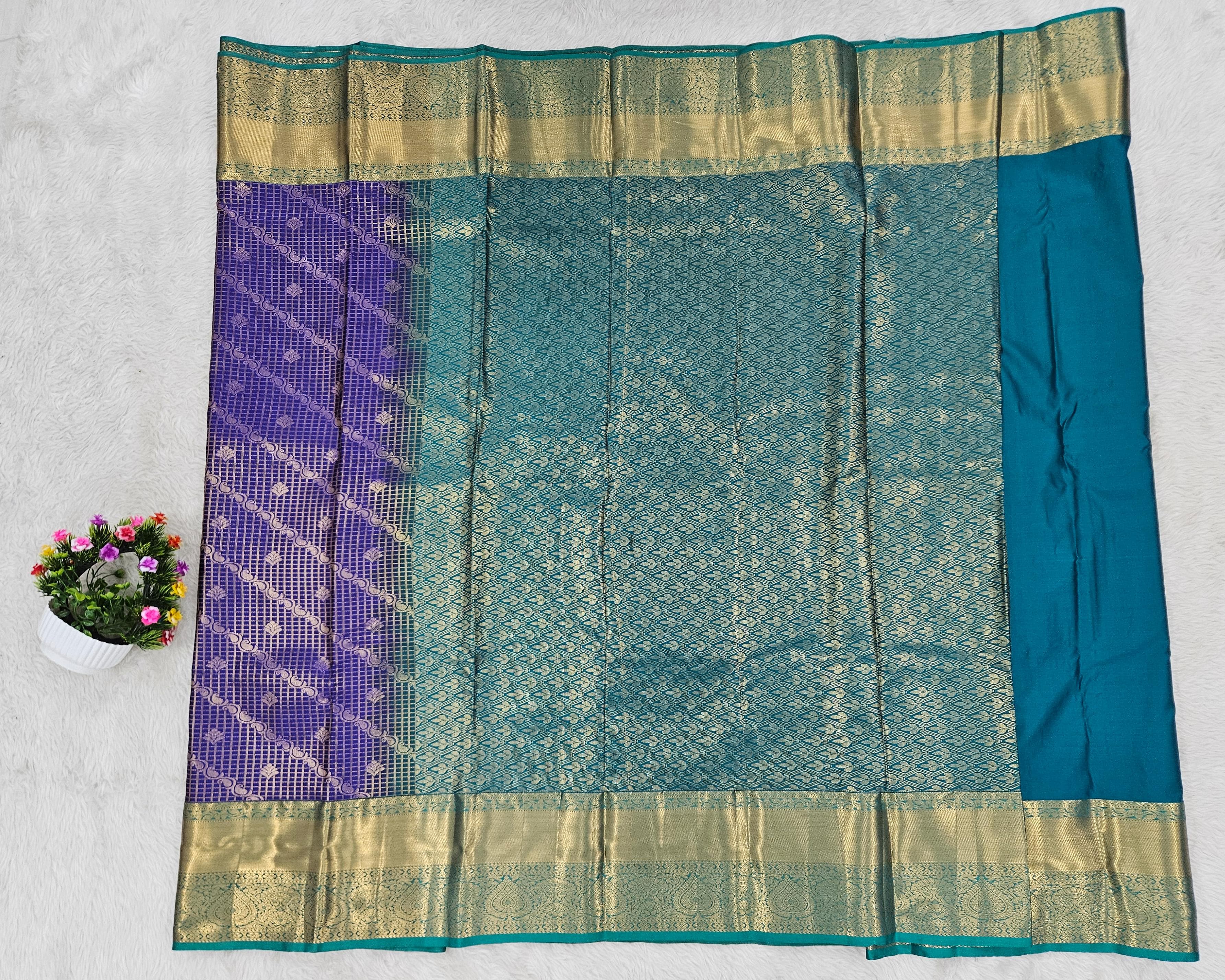 Semi kanchipattu saree