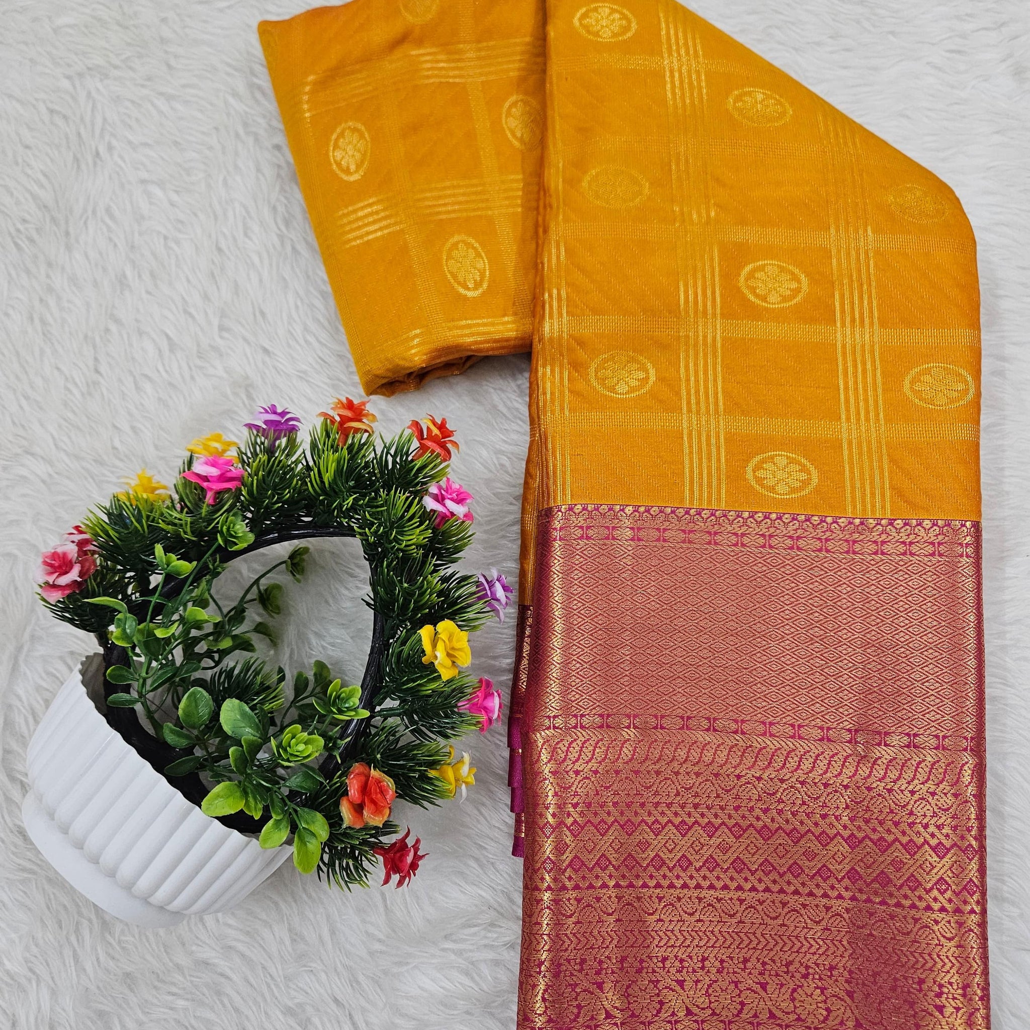 Semi kanchipattu saree