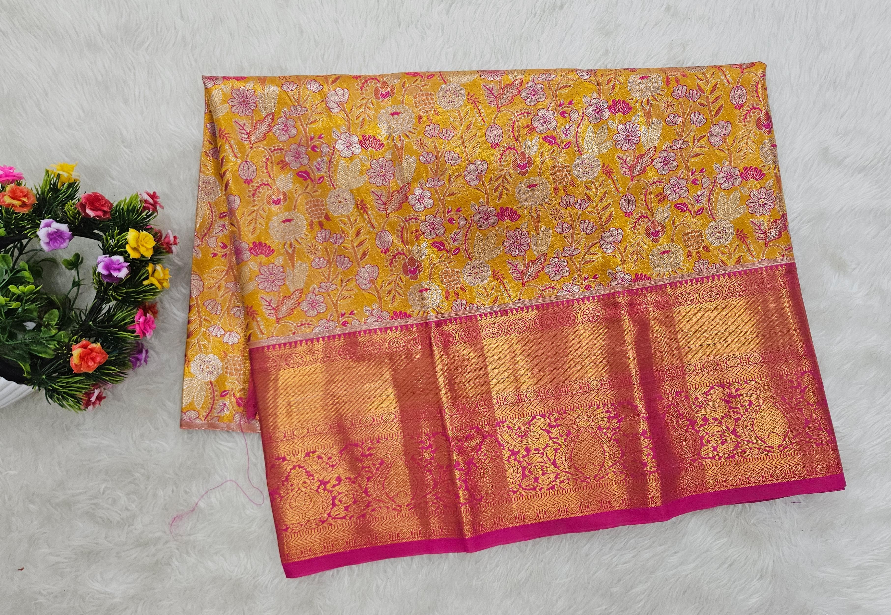 (2–5  Year) Lehenga – Unstitched (Blouse + Material)