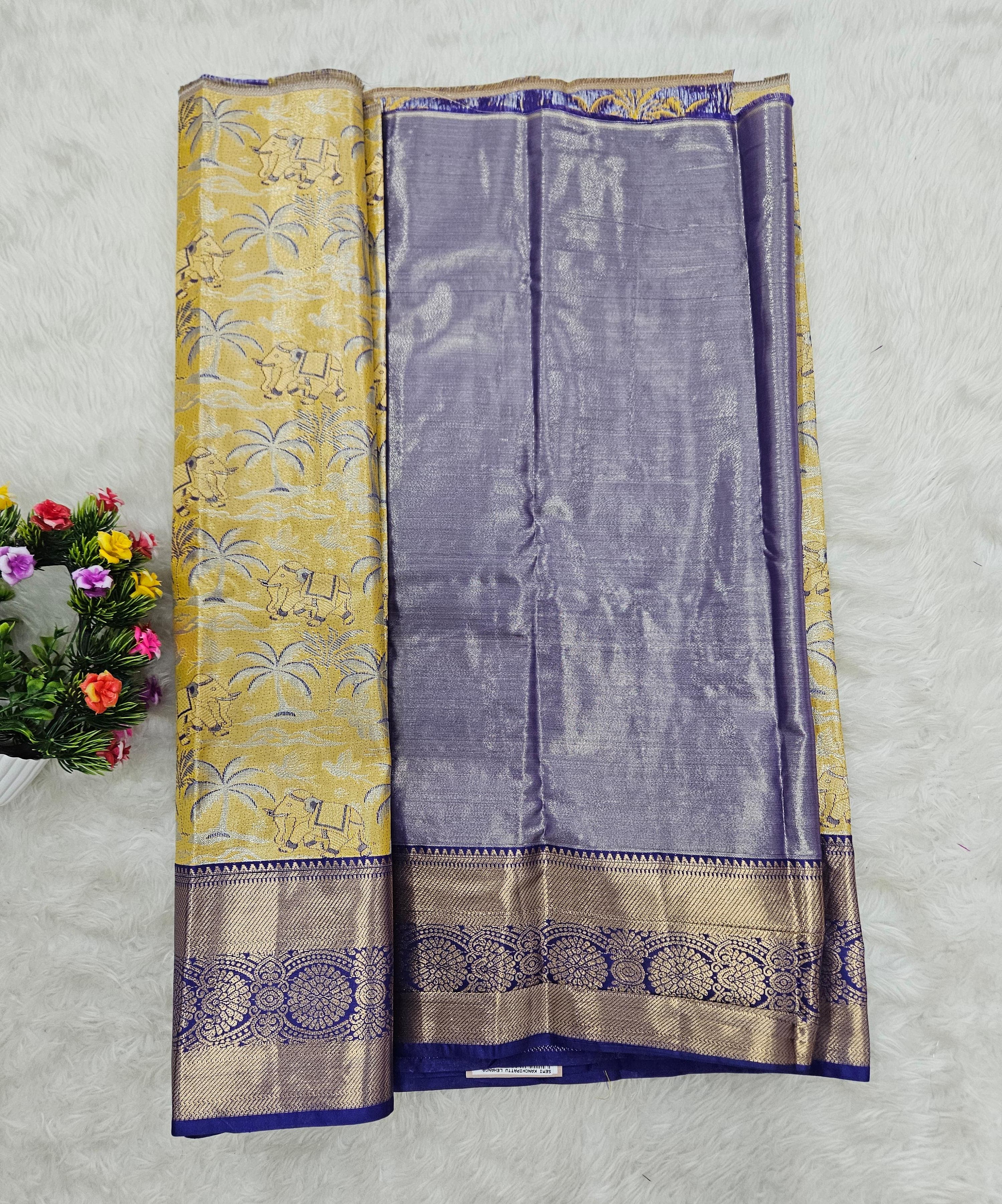 (2–5  Year) Lehenga – Unstitched (Blouse + Material)