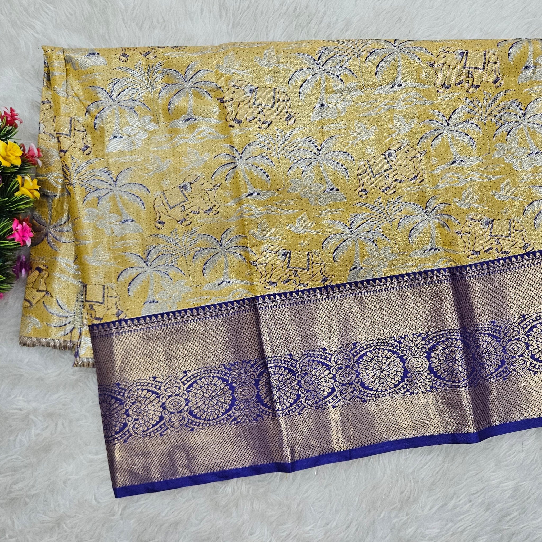 (2–5  Year) Lehenga – Unstitched (Blouse + Material)