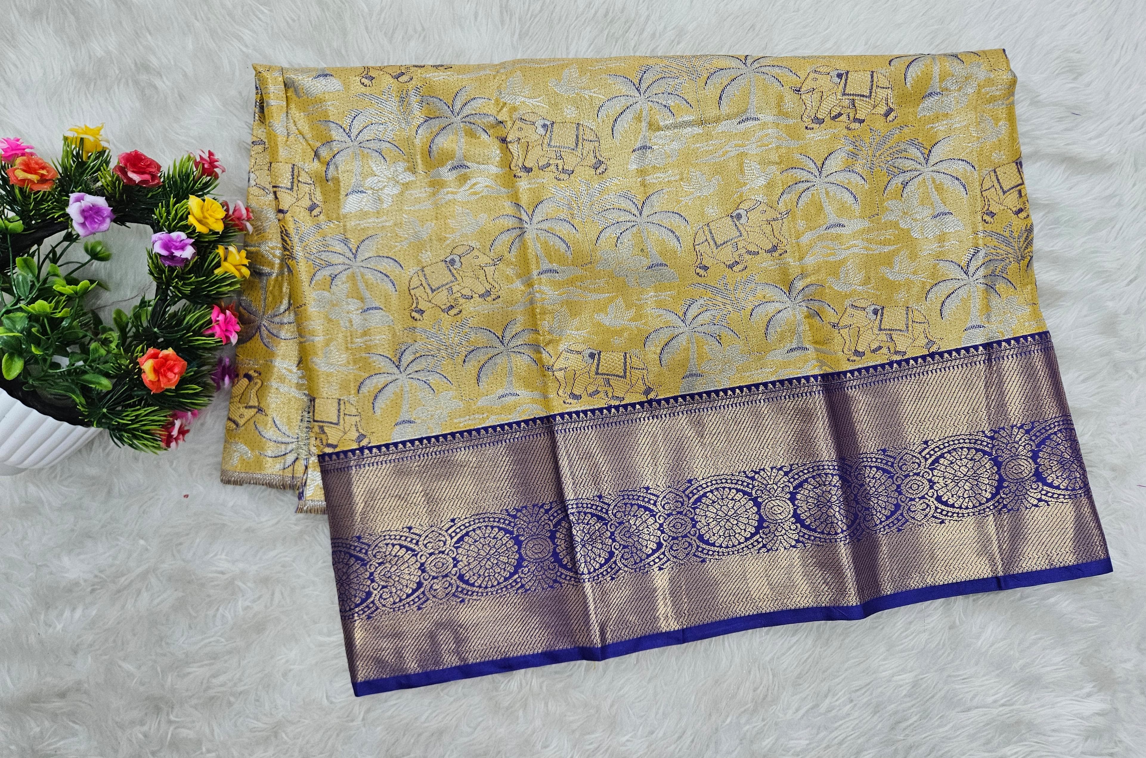 (2–5  Year) Lehenga – Unstitched (Blouse + Material)