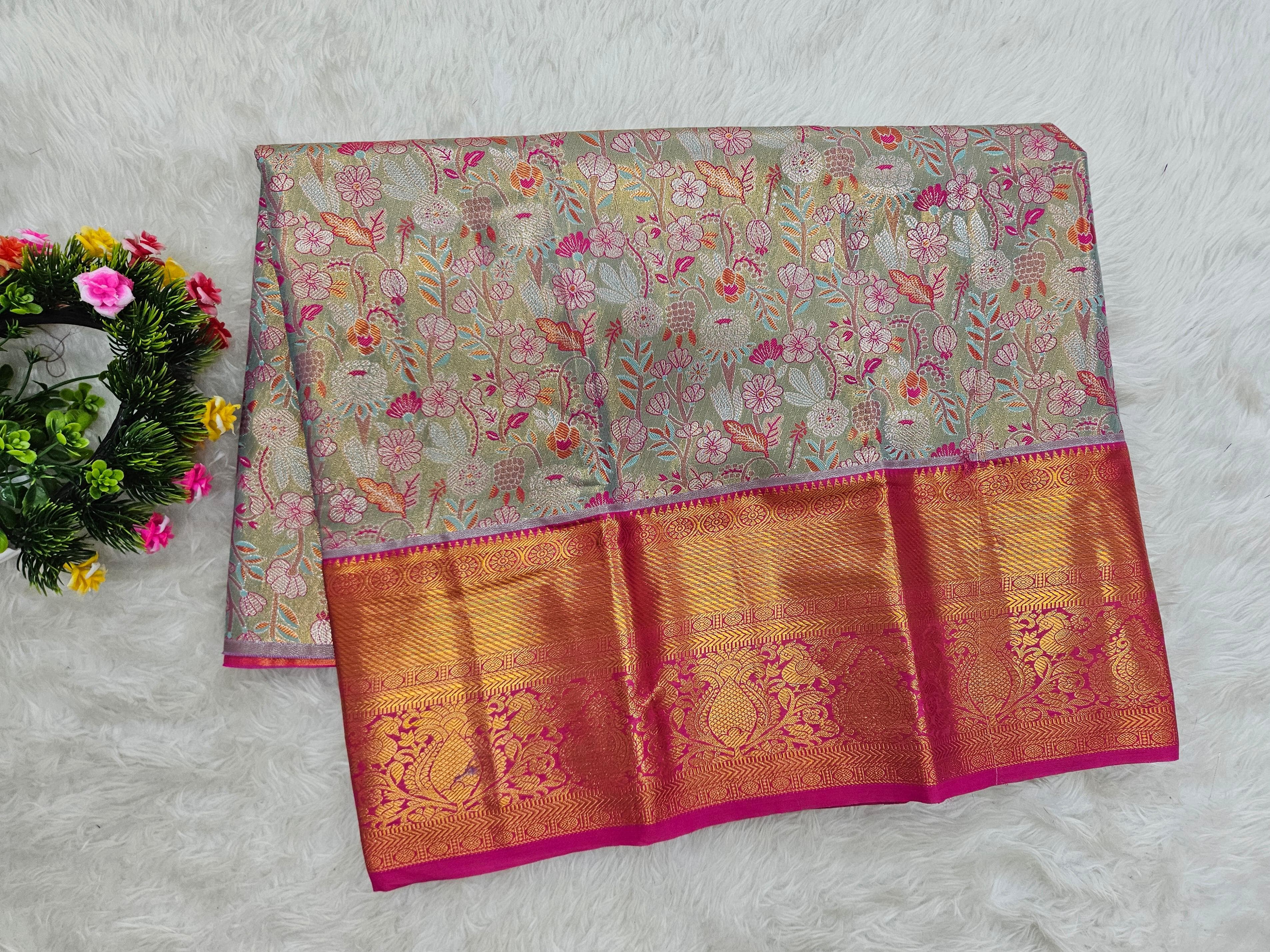 (2–5  Year) Lehenga – Unstitched (Blouse + Material)