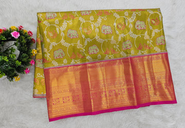 (2–5  Year) Lehenga – Unstitched (Blouse + Material)