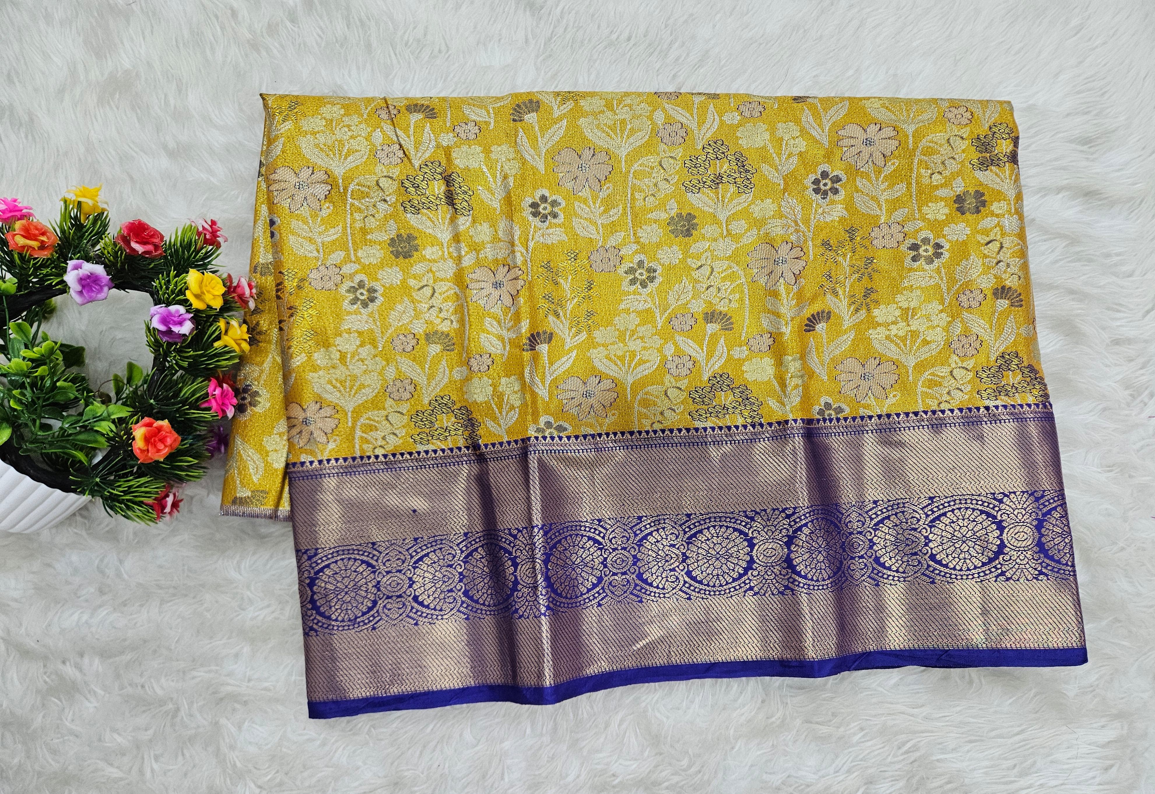 (2–5  Year) Lehenga – Unstitched (Blouse + Material)