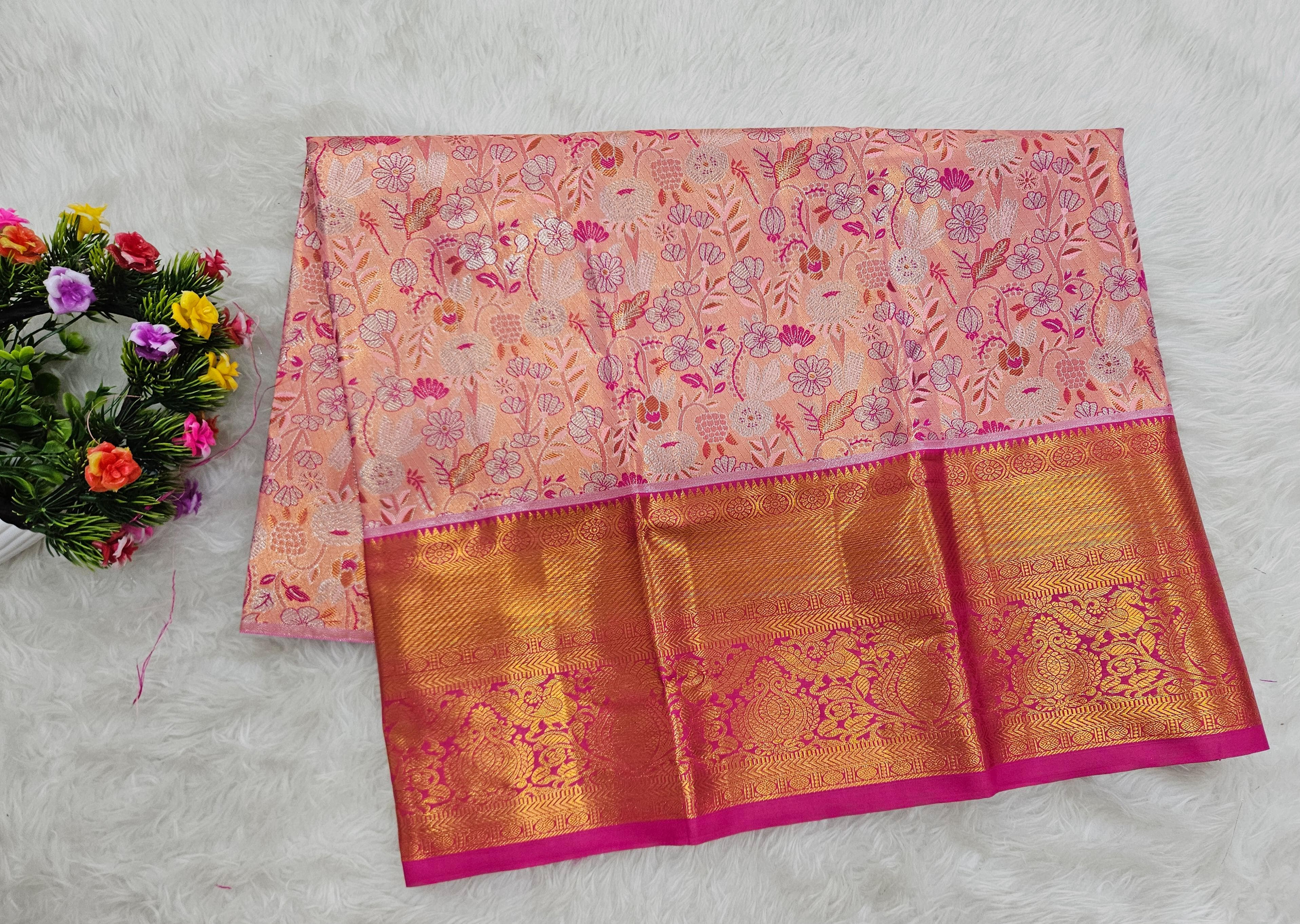 (2–5  Year) Lehenga – Unstitched (Blouse + Material)