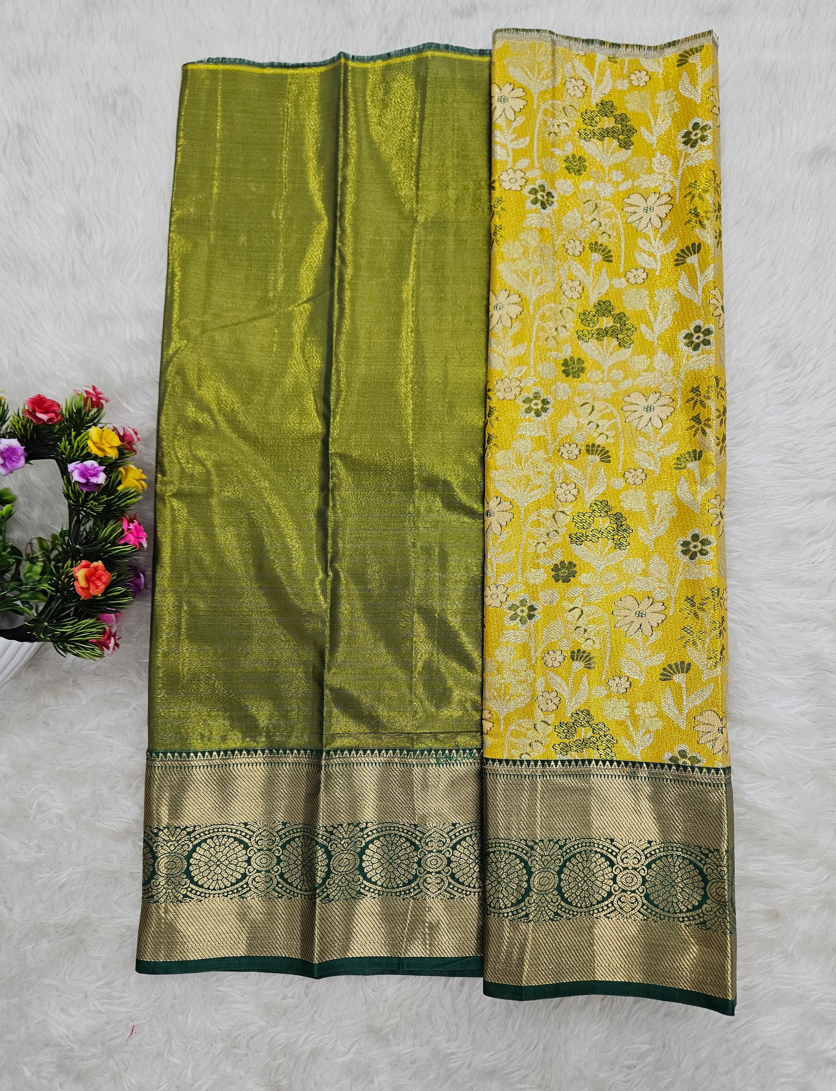 (2–5  Year) Lehenga – Unstitched (Blouse + Material)