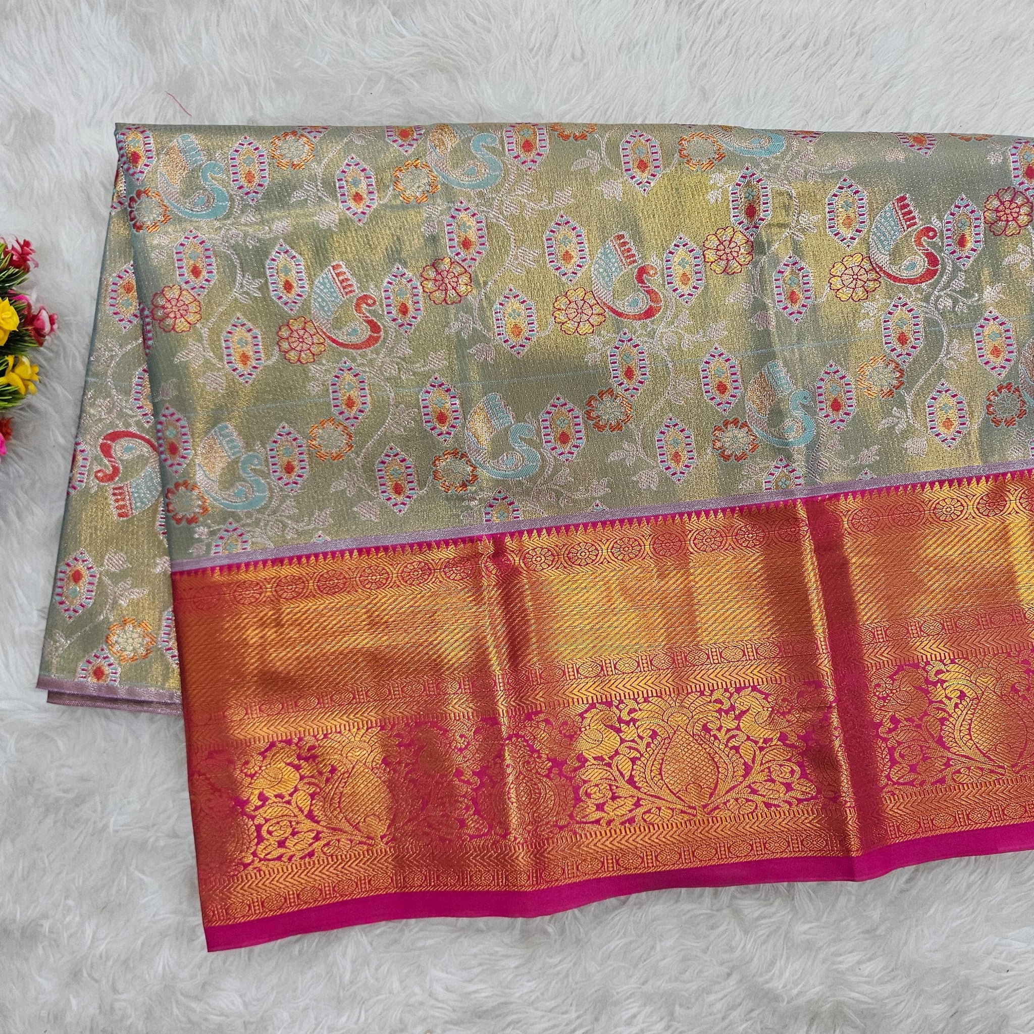 (2–5  Year) Lehenga – Unstitched (Blouse + Material)