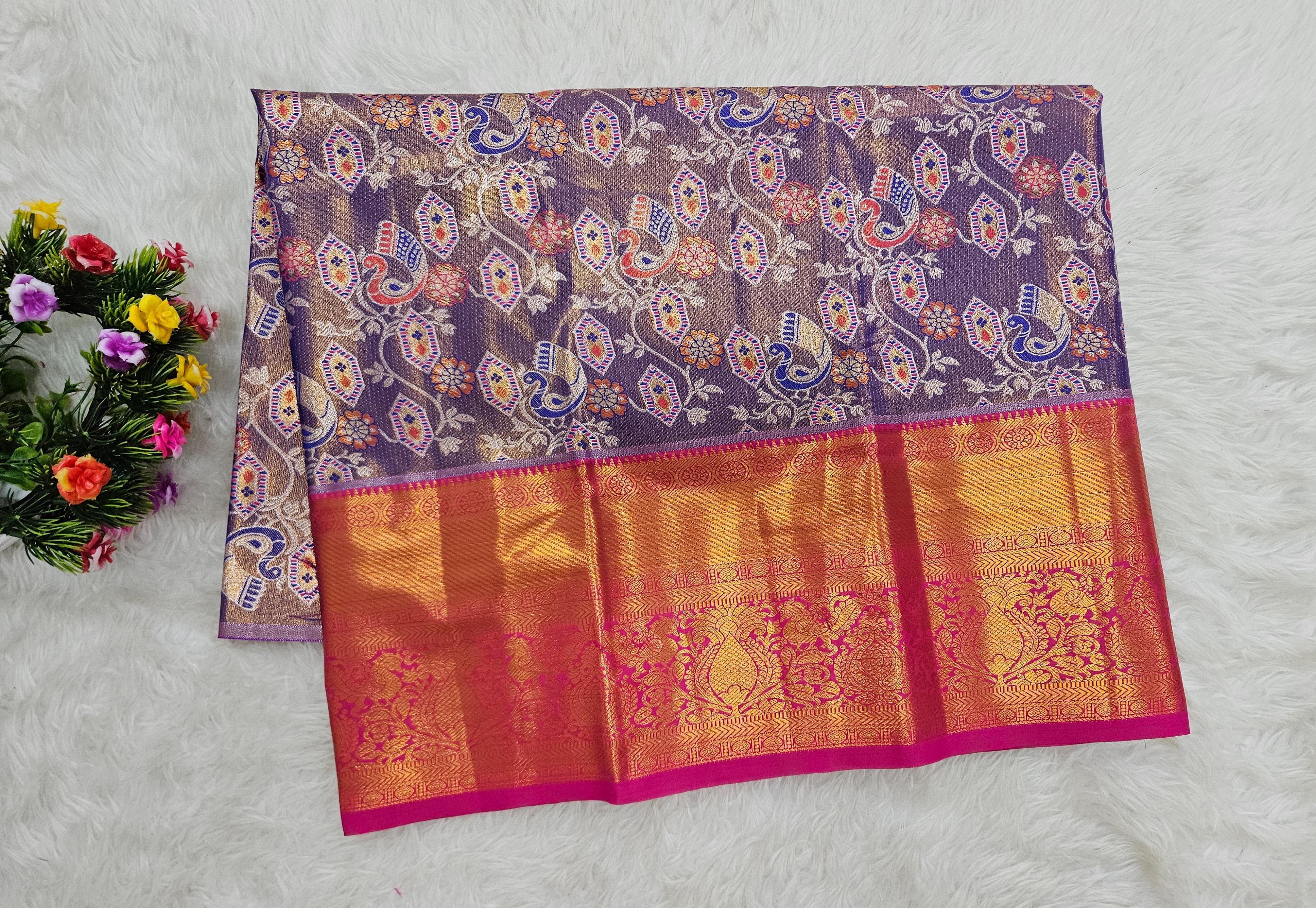 (2–5  Year) Lehenga – Unstitched (Blouse + Material)