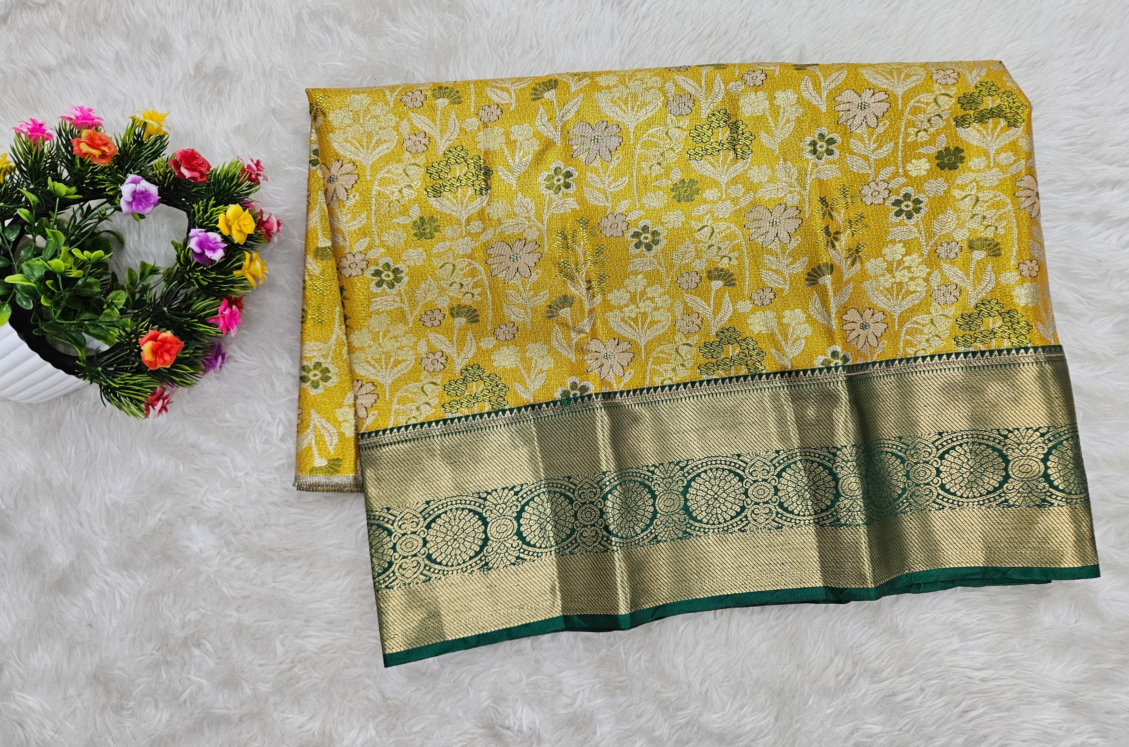 (2–5  Year) Lehenga – Unstitched (Blouse + Material)