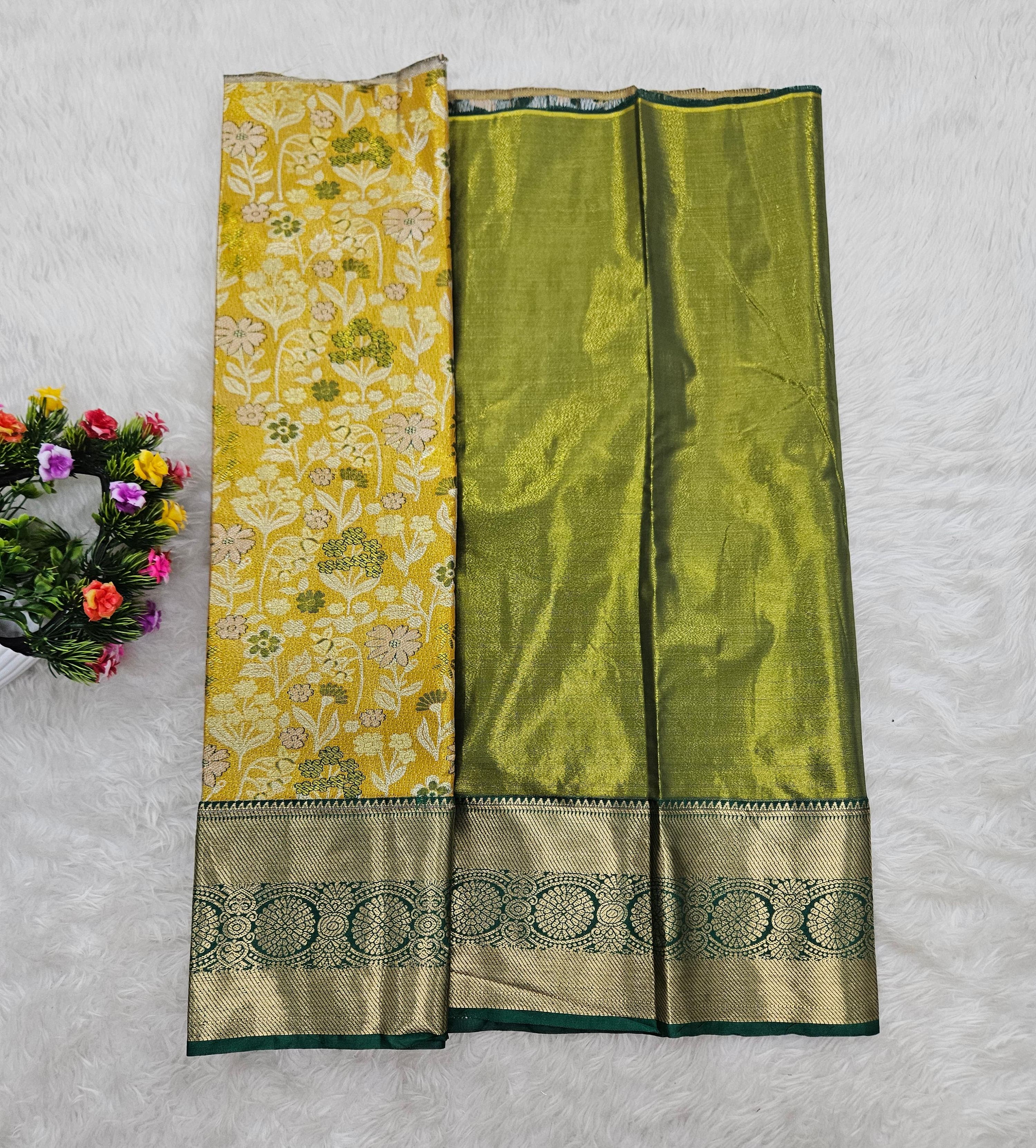 (2–5  Year) Lehenga – Unstitched (Blouse + Material)