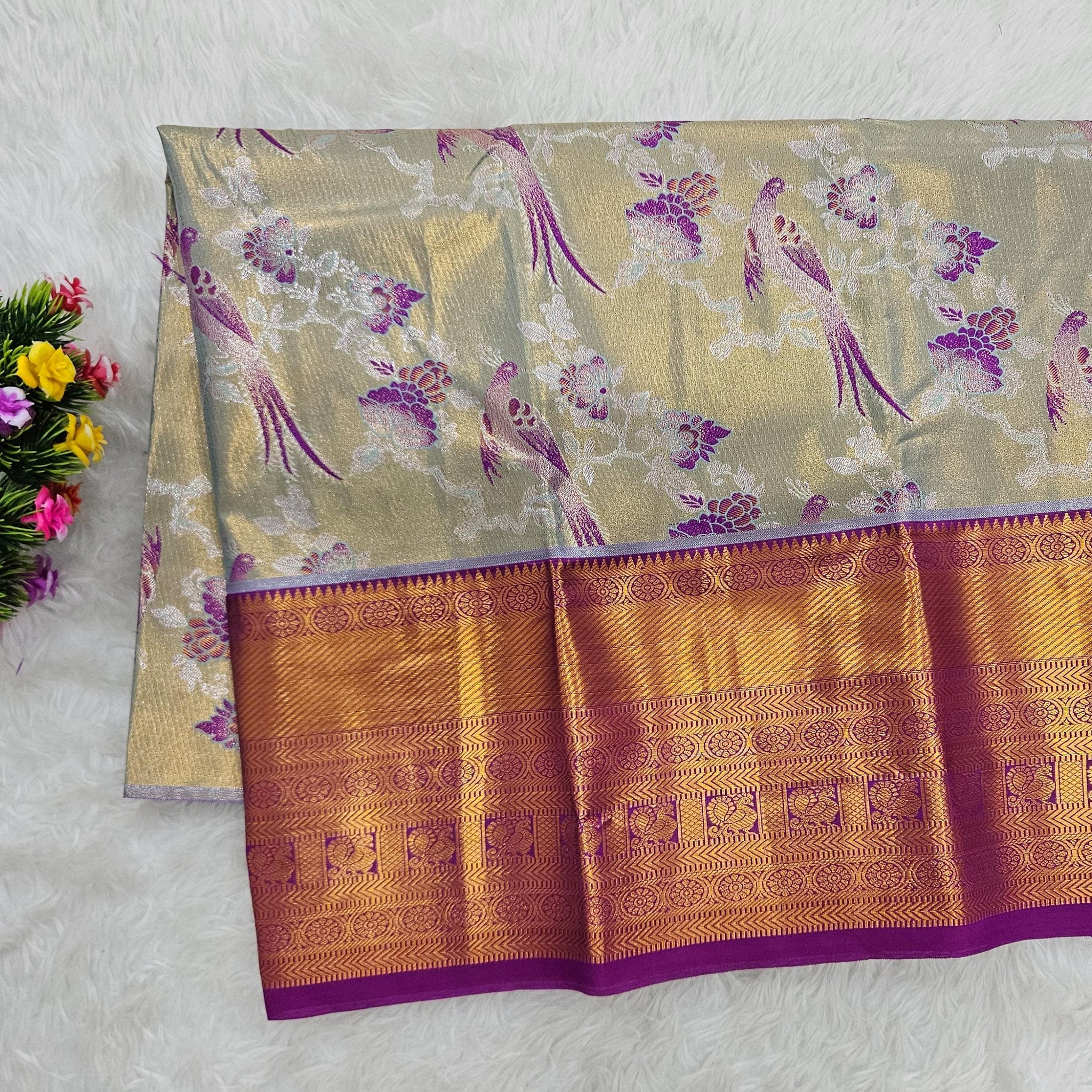 (2–5  Year) Lehenga – Unstitched (Blouse + Material)