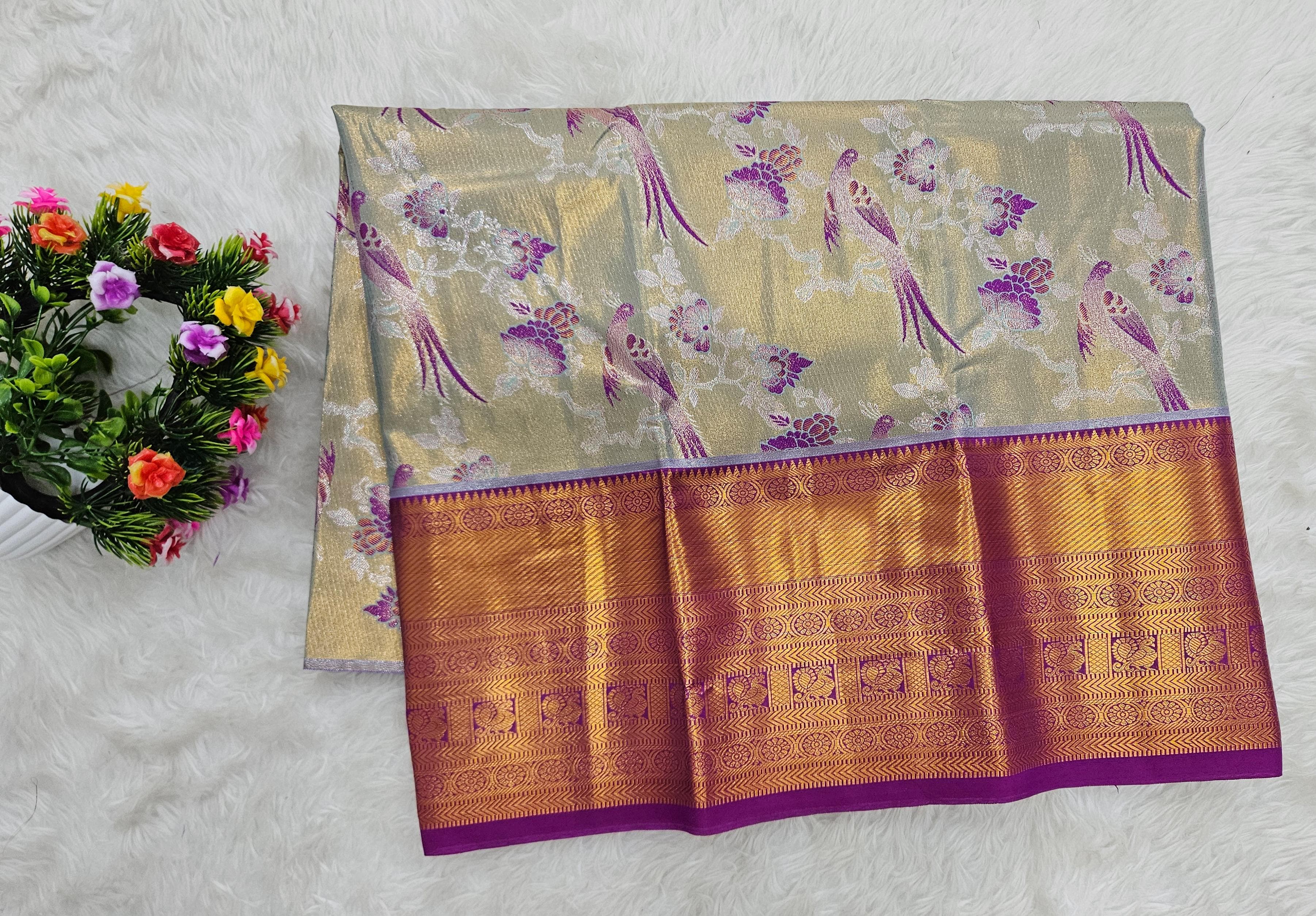 (2–5  Year) Lehenga – Unstitched (Blouse + Material)