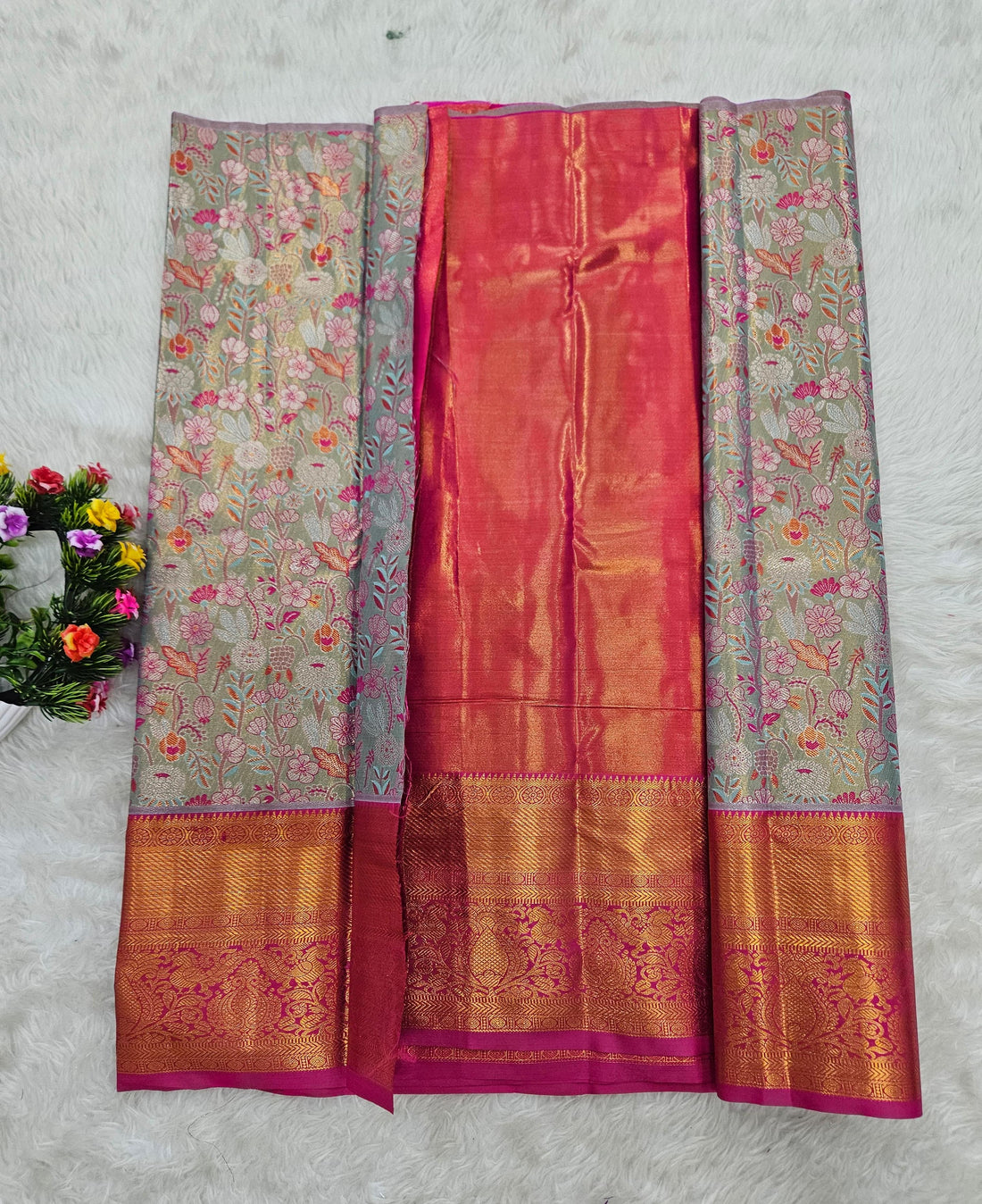 (2–5  Year) Lehenga – Unstitched (Blouse + Material)