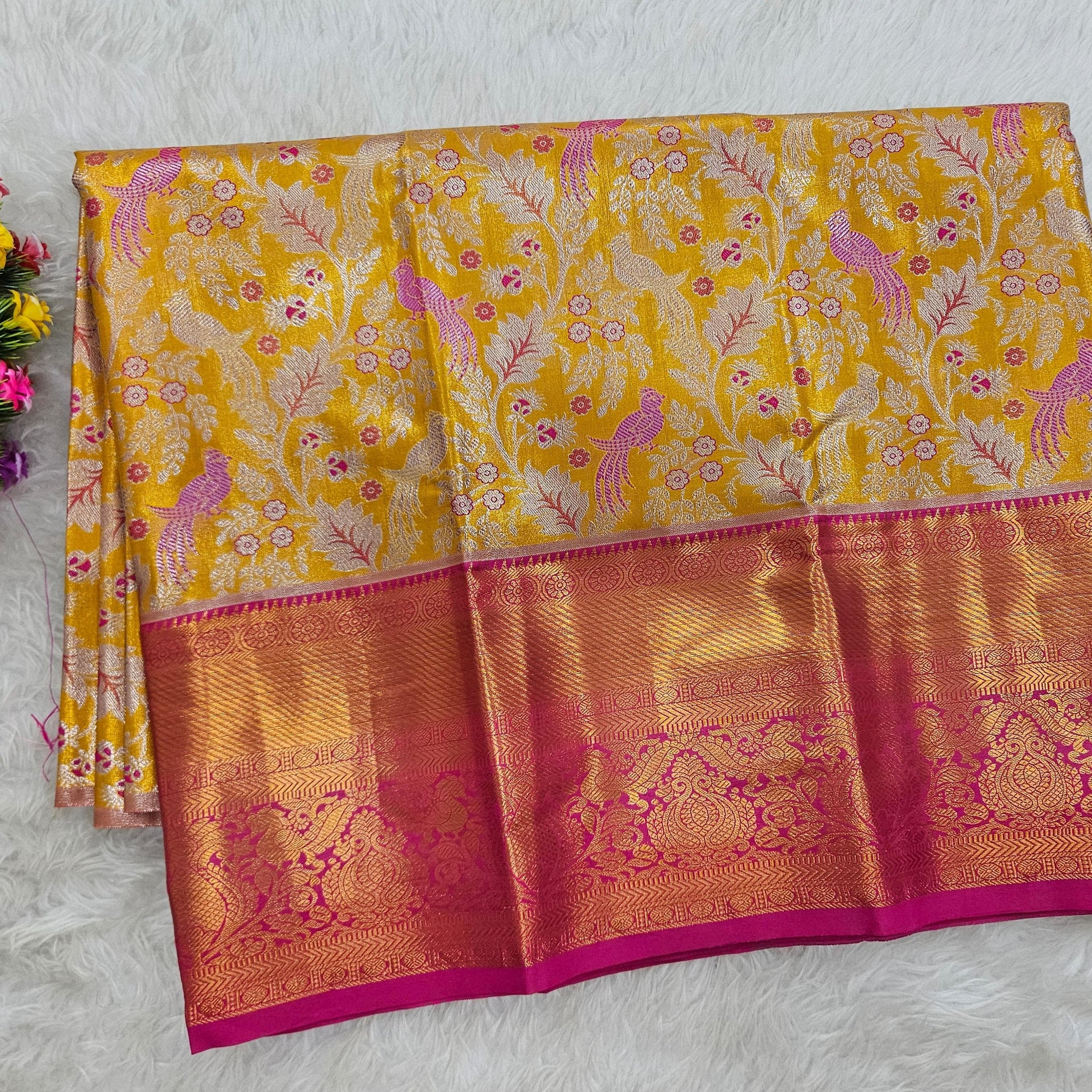 (2–5  Year) Lehenga – Unstitched (Blouse + Material)